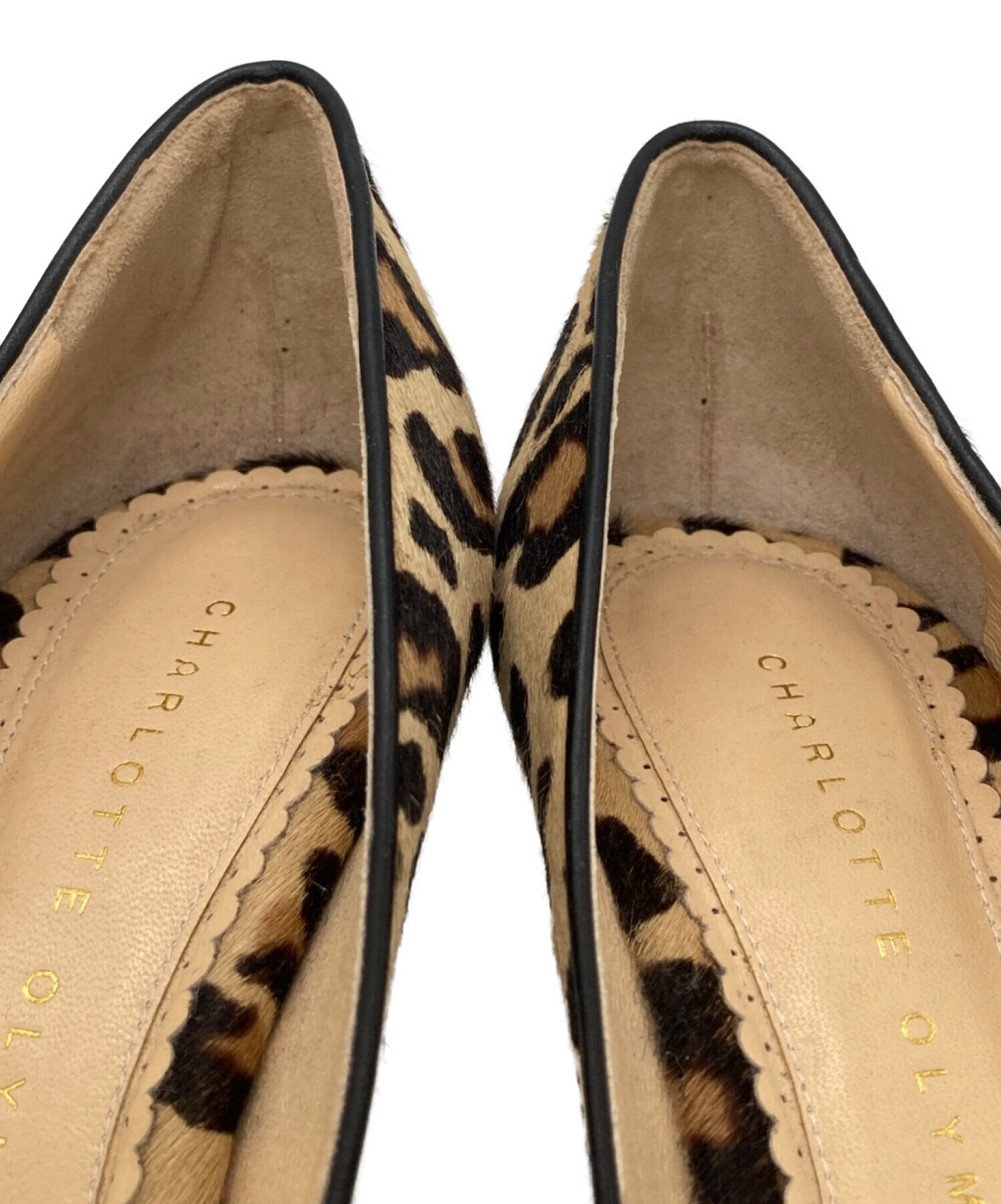 中古・古着通販】Charlotte Olympia (シャーロットオリンピア) レオパードヒールパンプス ブラウン サイズ:37｜ブランド・古着通販  トレファク公式【TREFAC FASHION】スマホサイト