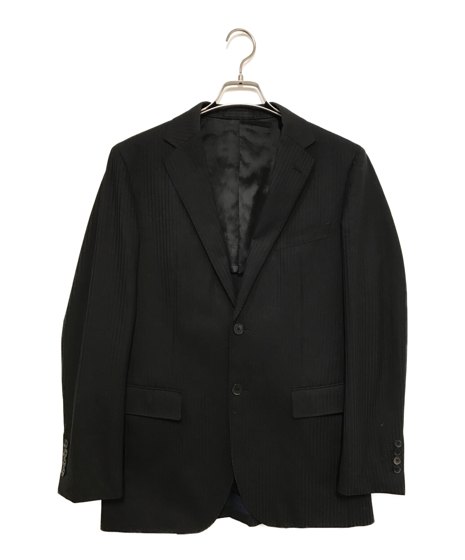BLACK LABEL CRESTBRIDGE (ブラックレーベル クレストブリッジ) セットアップスーツ ブラック サイズ:40R