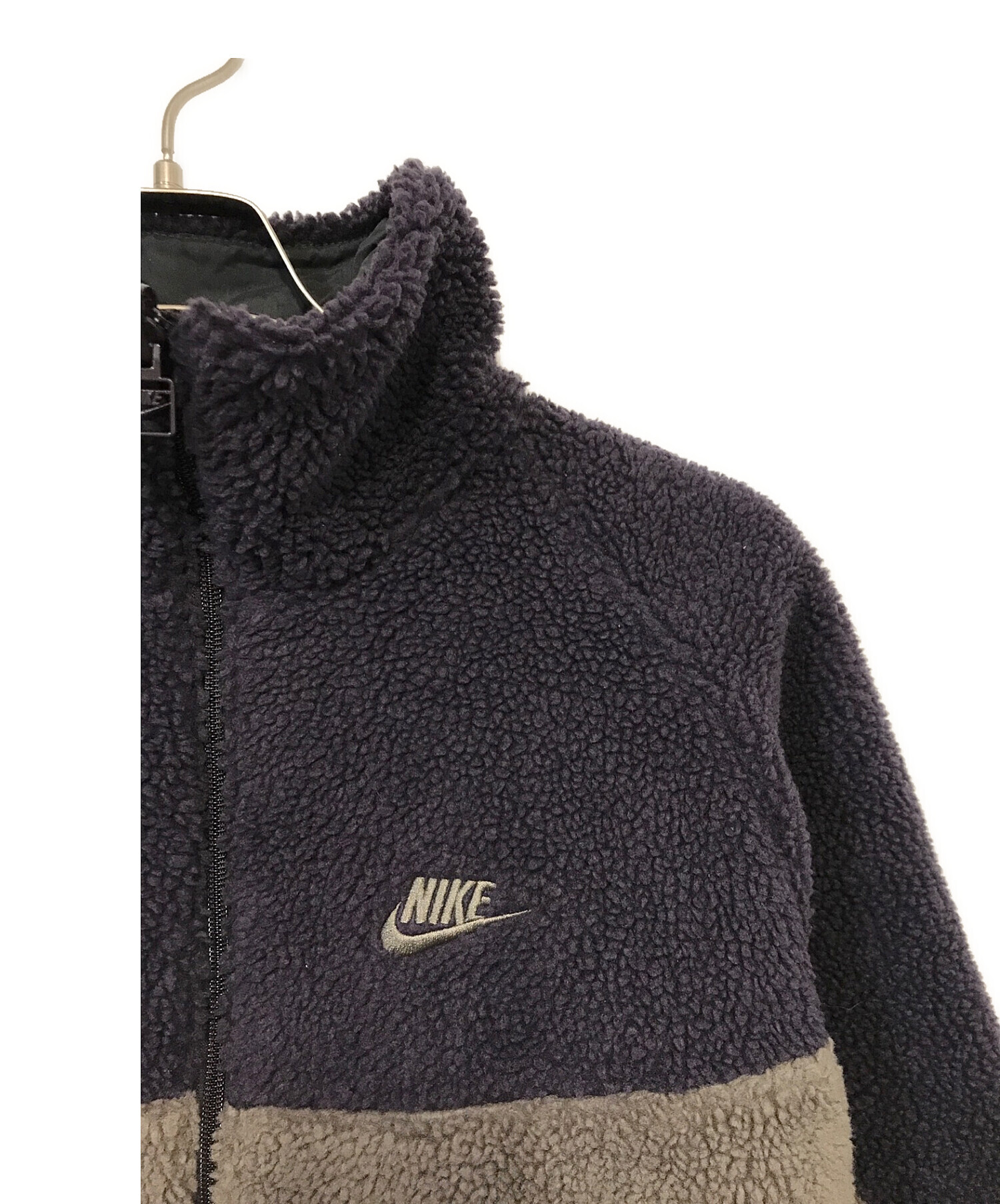 NIKE (ナイキ) FULL-ZIP REVERSIBLE JACKET(フルジップ リバーシブル ジャケット) パープル サイズ:M