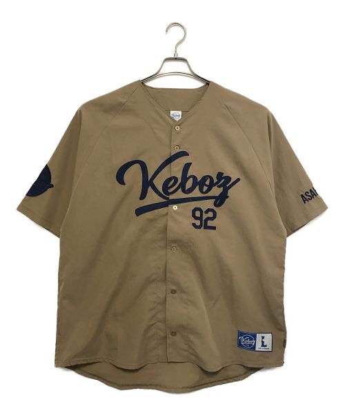 中古・古着通販】KEBOZ (ケボズ) ベースボールシャツ ベージュ サイズ 