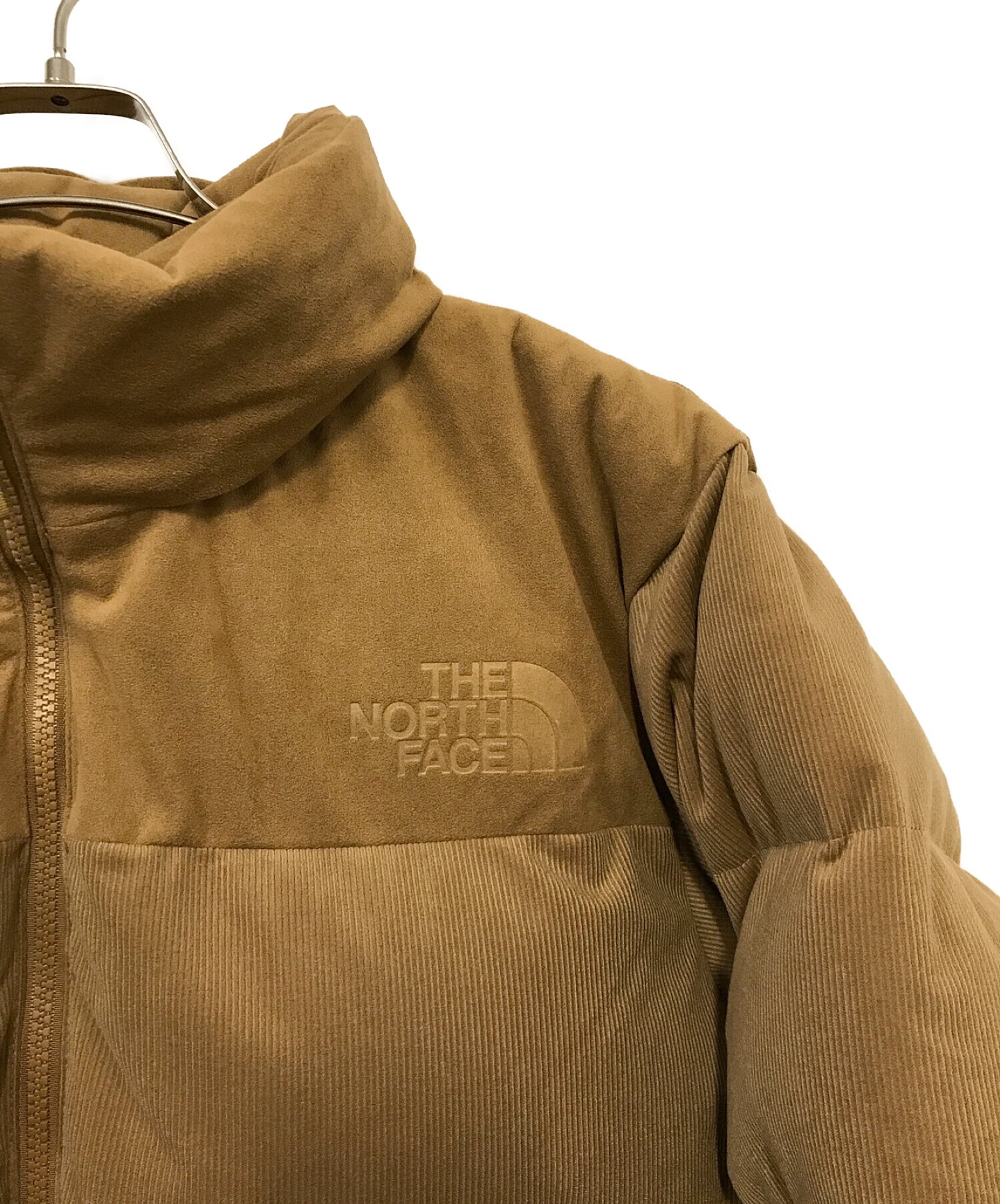 THE NORTH FACE (ザ ノース フェイス) Corduroy Nuptse Jacket / コーデュロイ ヌプシジャケット  ユーティリティーブラウン サイズ:XL