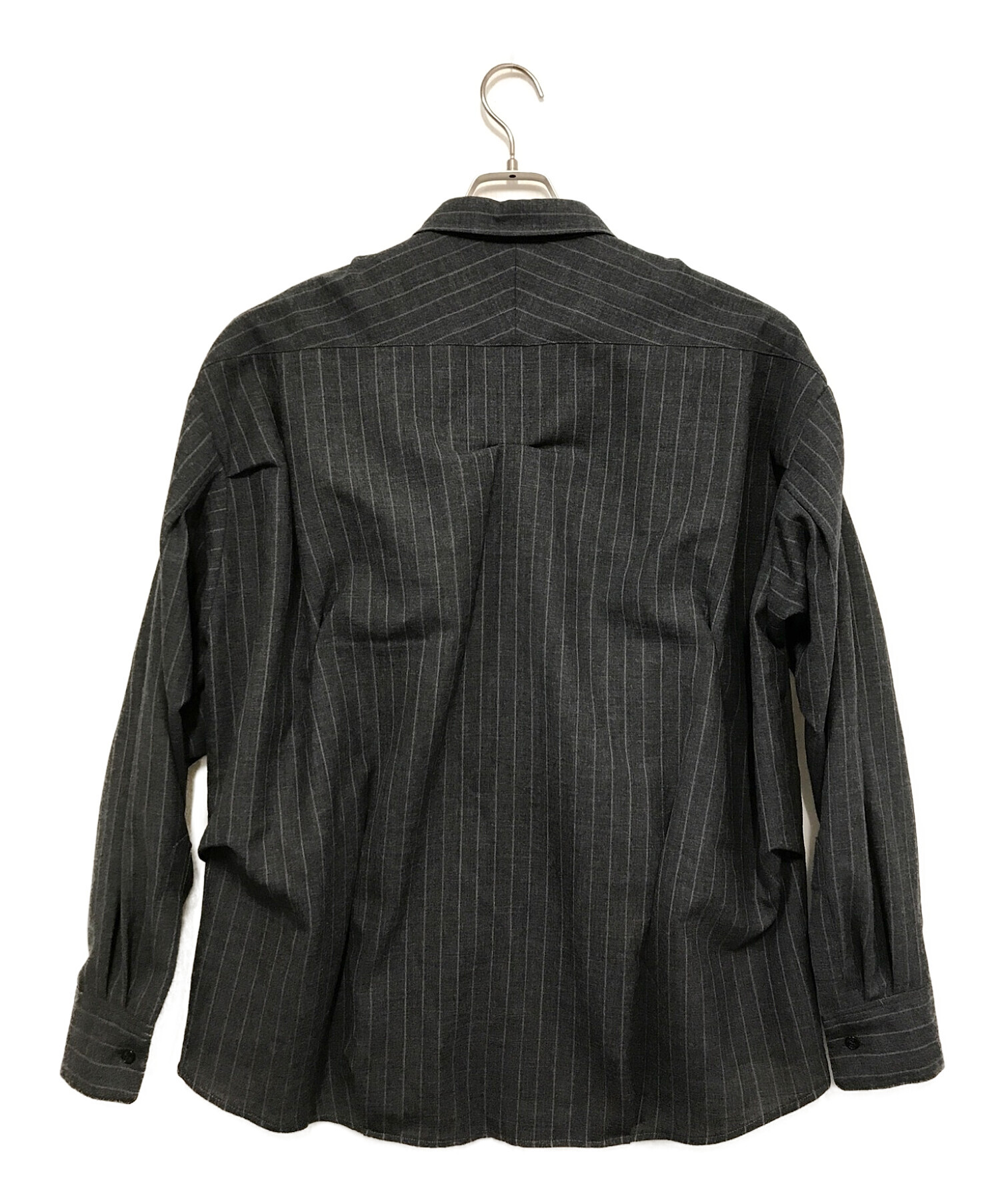 N.HOOLYWOOD (エヌ ハリウッド) RANDOM TACKED SHIRT グレー サイズ:38