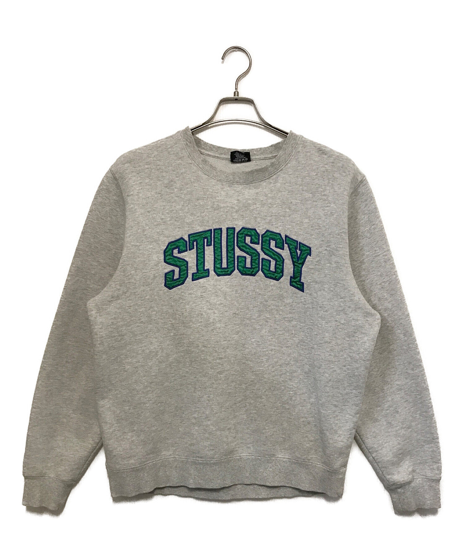 中古・古着通販】stussy (ステューシー) ロゴスウェット グレー