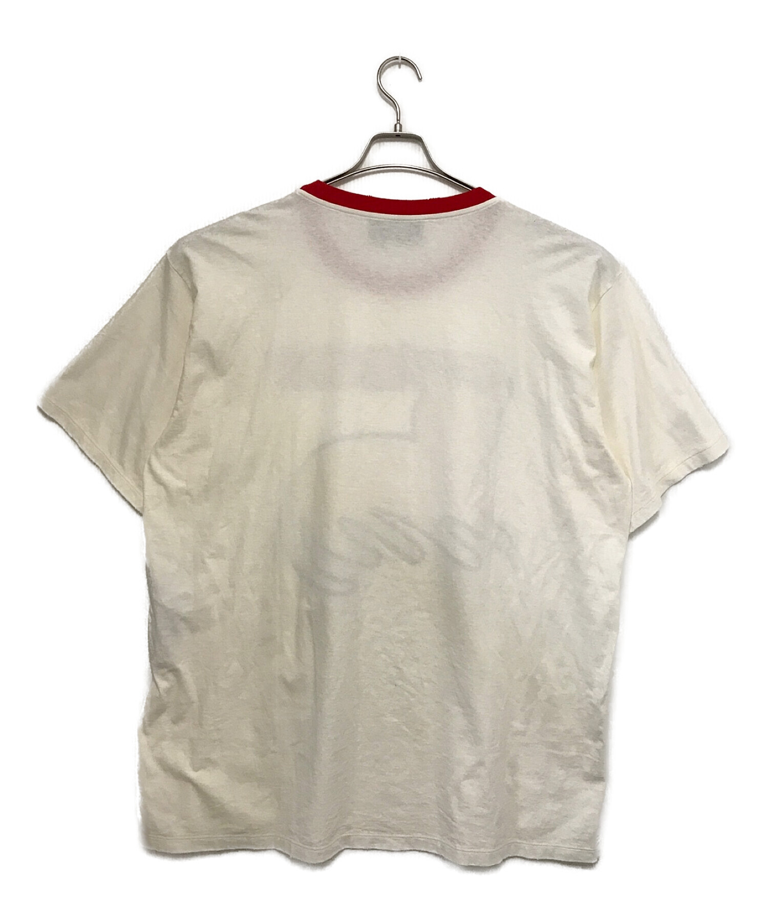 GUCCI (グッチ) キャットプリントTシャツ ホワイト サイズ:XL