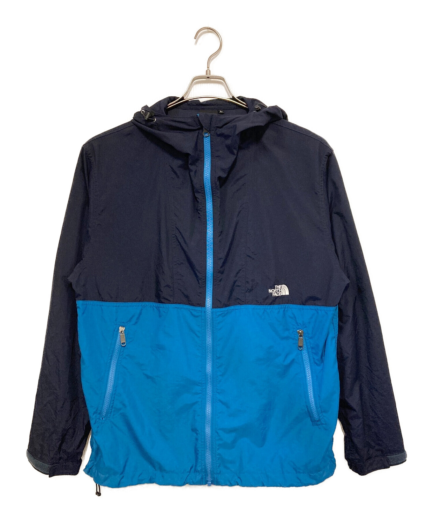 THE NORTH FACE (ザ ノース フェイス) COMPACT JACKET / コンパクトジャケット ネイビー×ブルー サイズ:Ⅼ