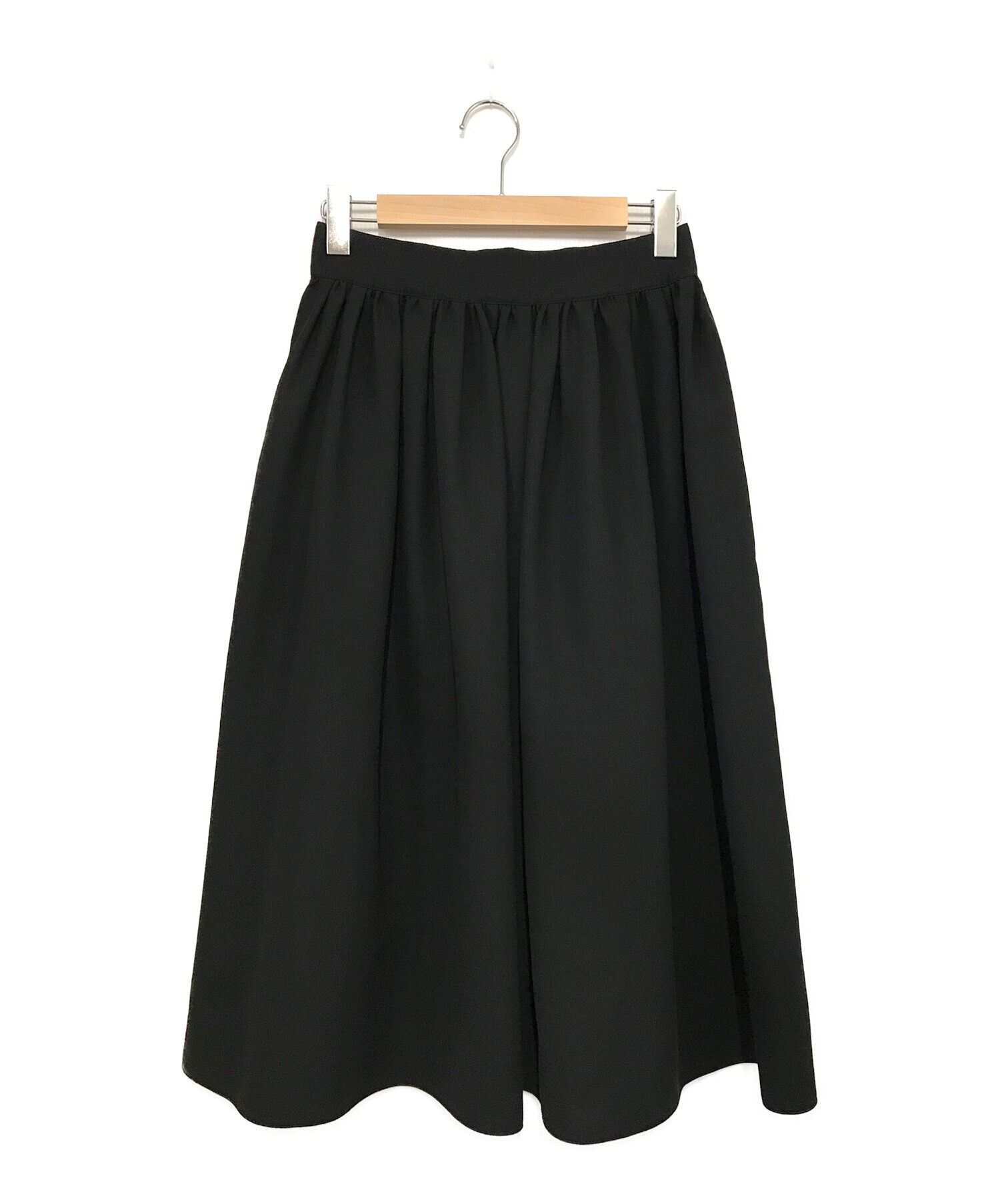 ebure (エブール) フレアスカート ブラック サイズ:38