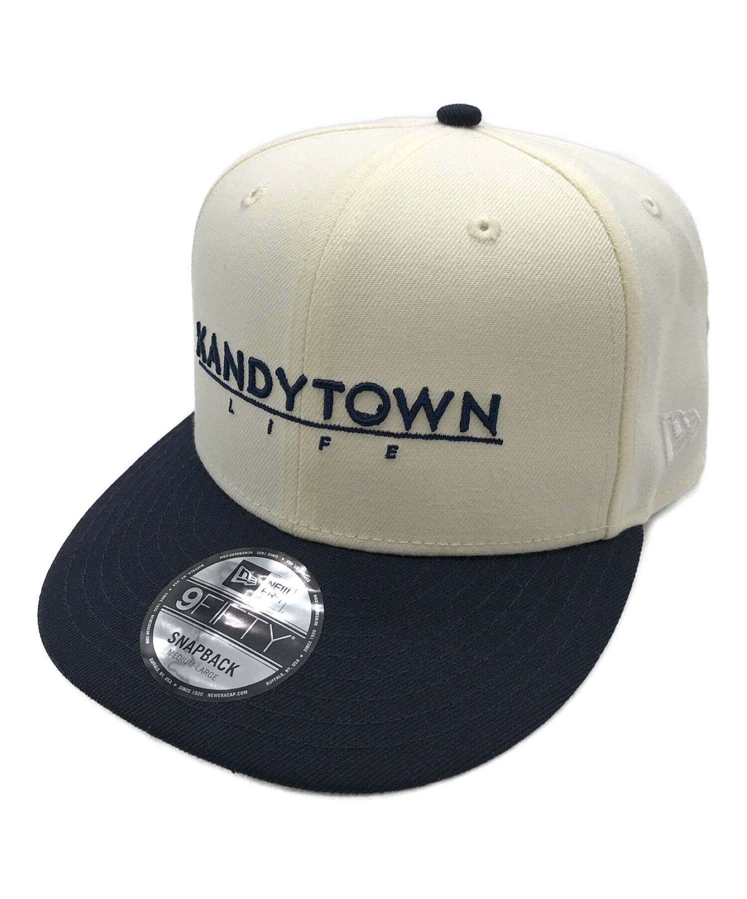 KANDYTOWN (キャンディタウン) THE CAP (ザ キャップ) New Era (ニューエラ) キャップ アイボリー サイズ:MEDIUM  / LARGE