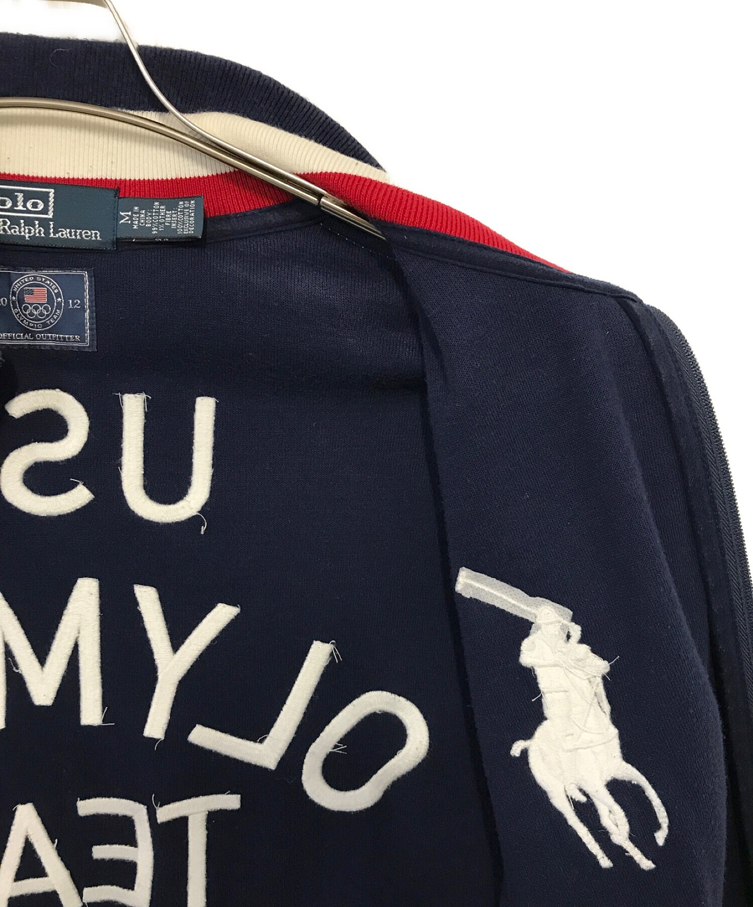 POLO RALPH LAUREN (ポロ・ラルフローレン) USA OLIMPIC TEAM JACKET / USAオリンピックチームジャケット  ネイビー サイズ:M