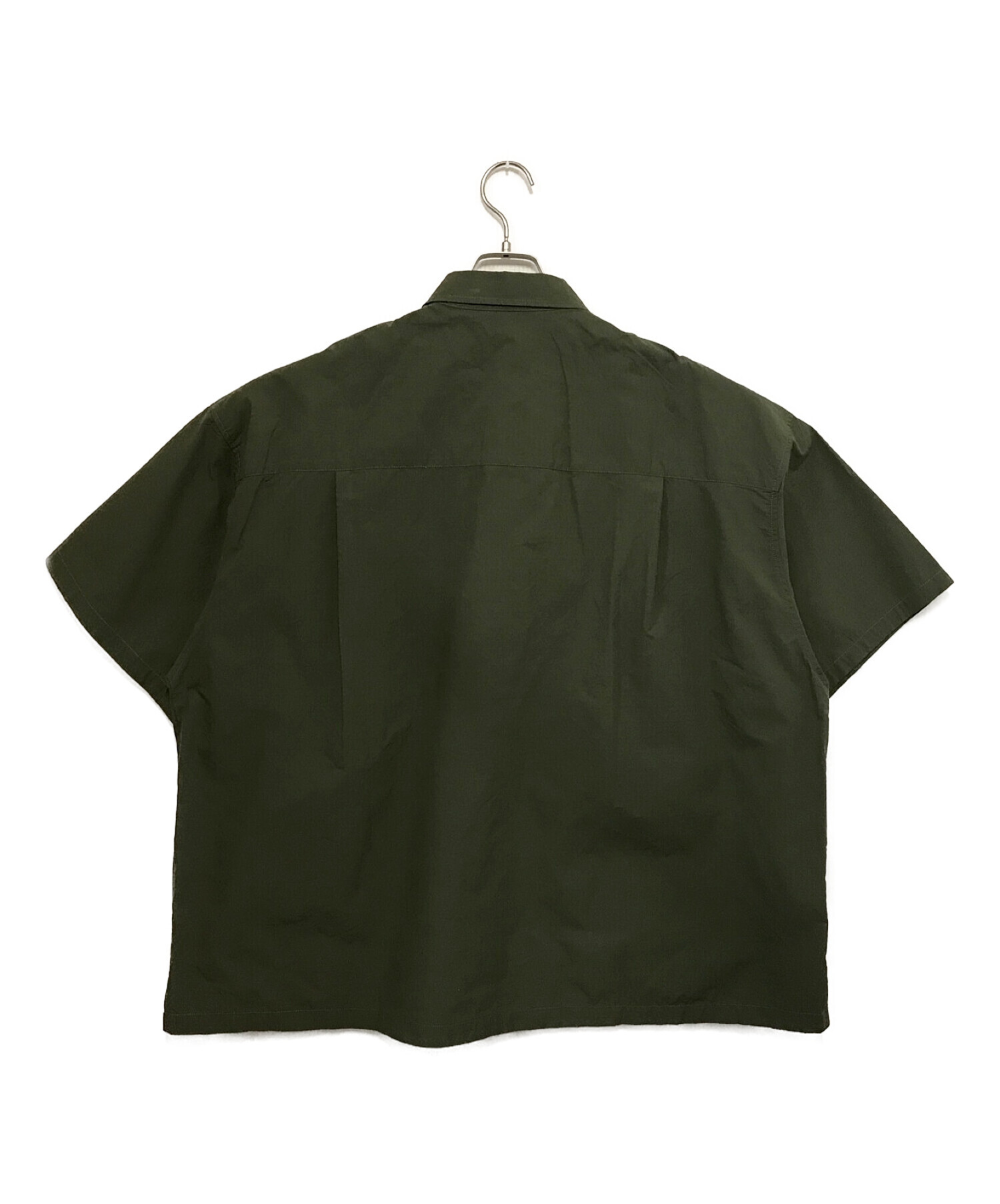 KEBOZ (ケボズ) CORDURA Cotton Nylon Rip Shirt オリーブ サイズ:Ⅼ