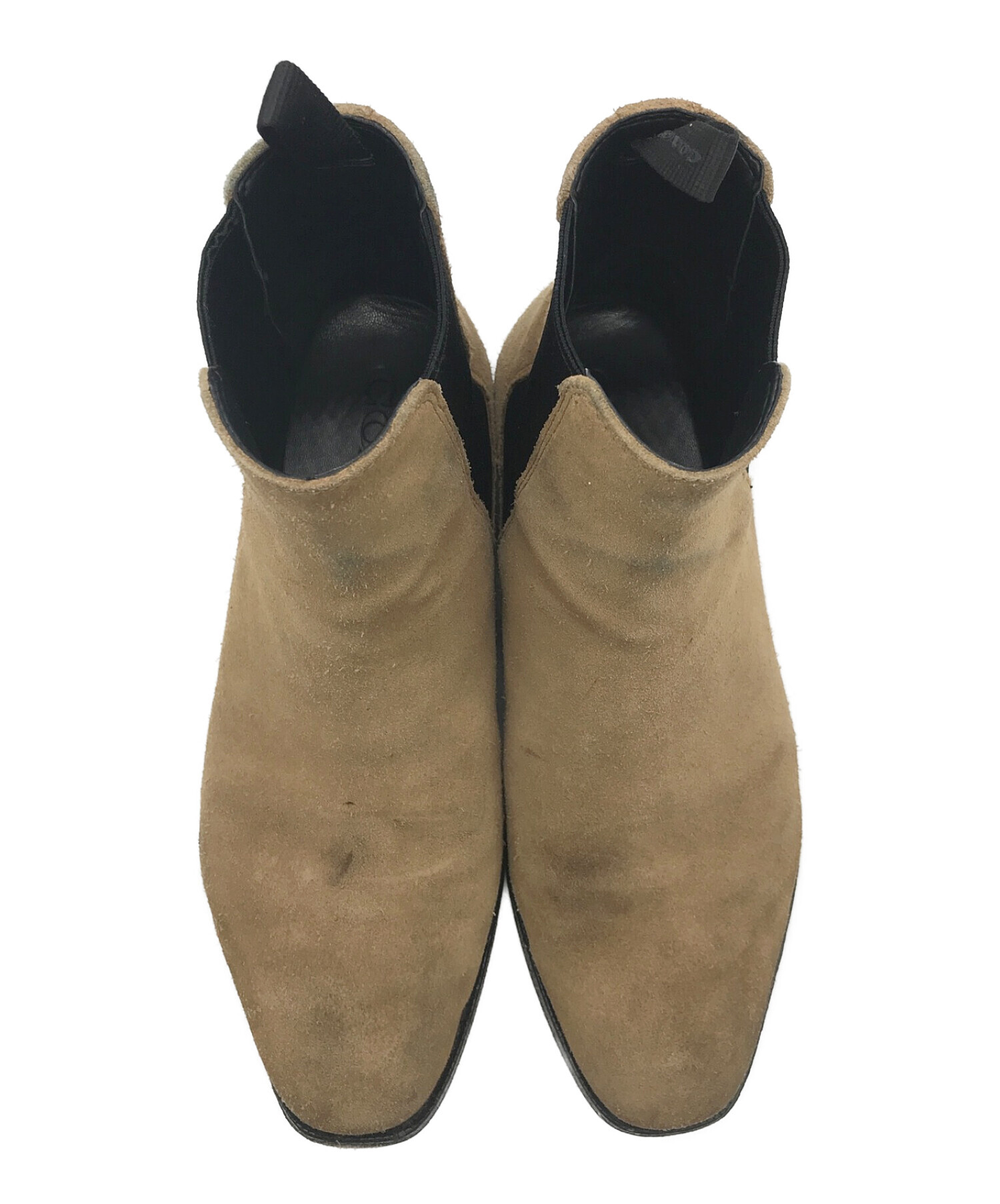 COACH (コーチ) Metropolitan Suede Chelsea Boots ベージュ サイズ:US8.5