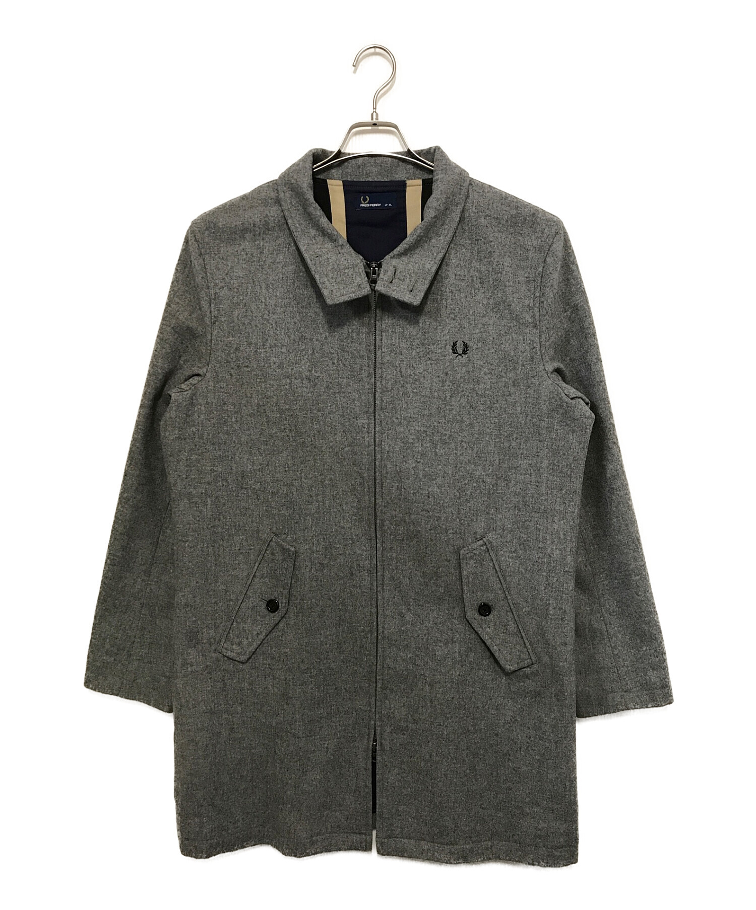 最新エルメス FRED PERRY ハリントンマックジャケット HarringtonMac