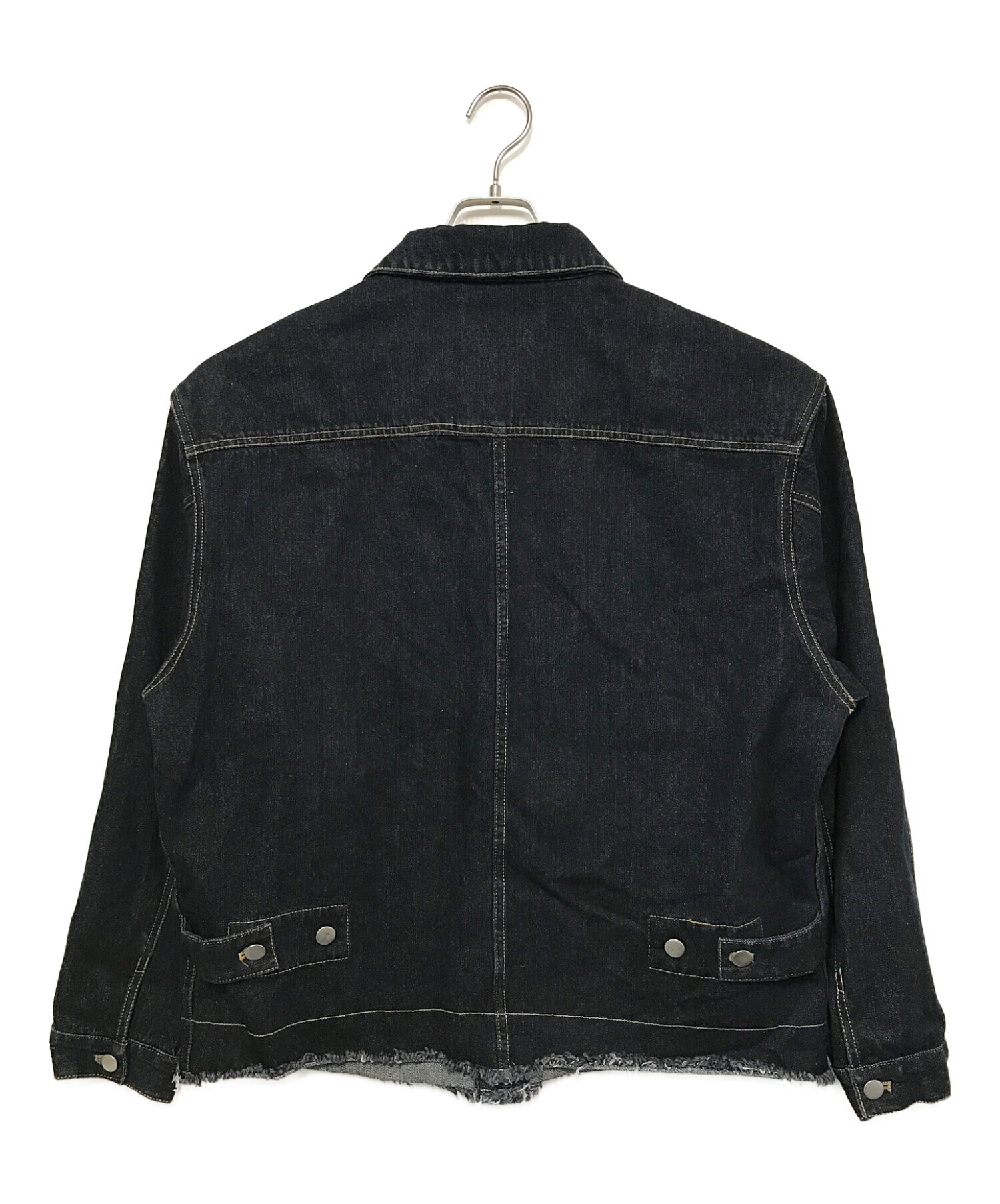 中古・古着通販】soerte (ソエルテ) Cut-off denim jacket インディゴ