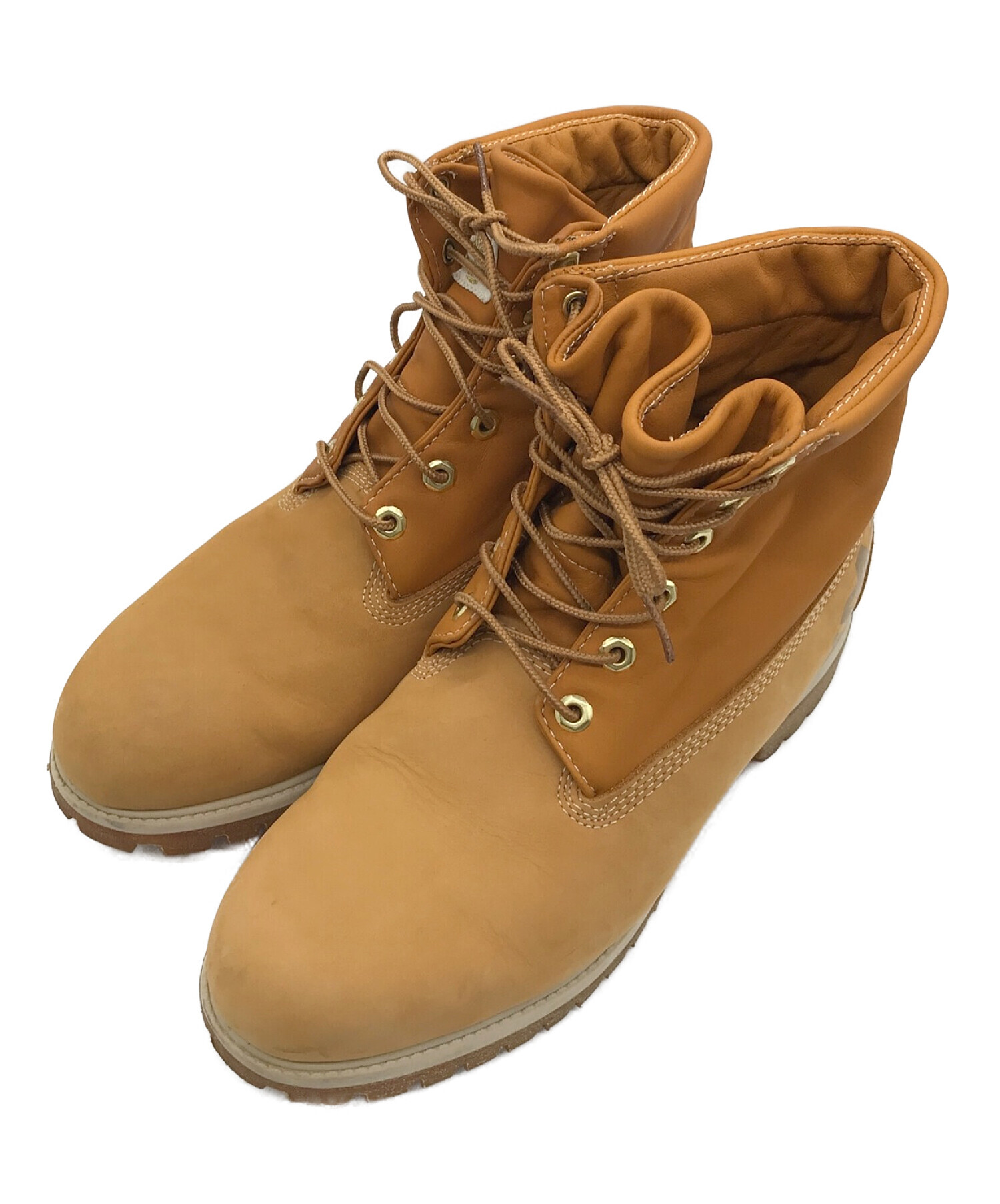 Timberland (ティンバーランド) ロールトップリフレクティブフォイル / ロールアップブーツ オレンジ サイズ:10