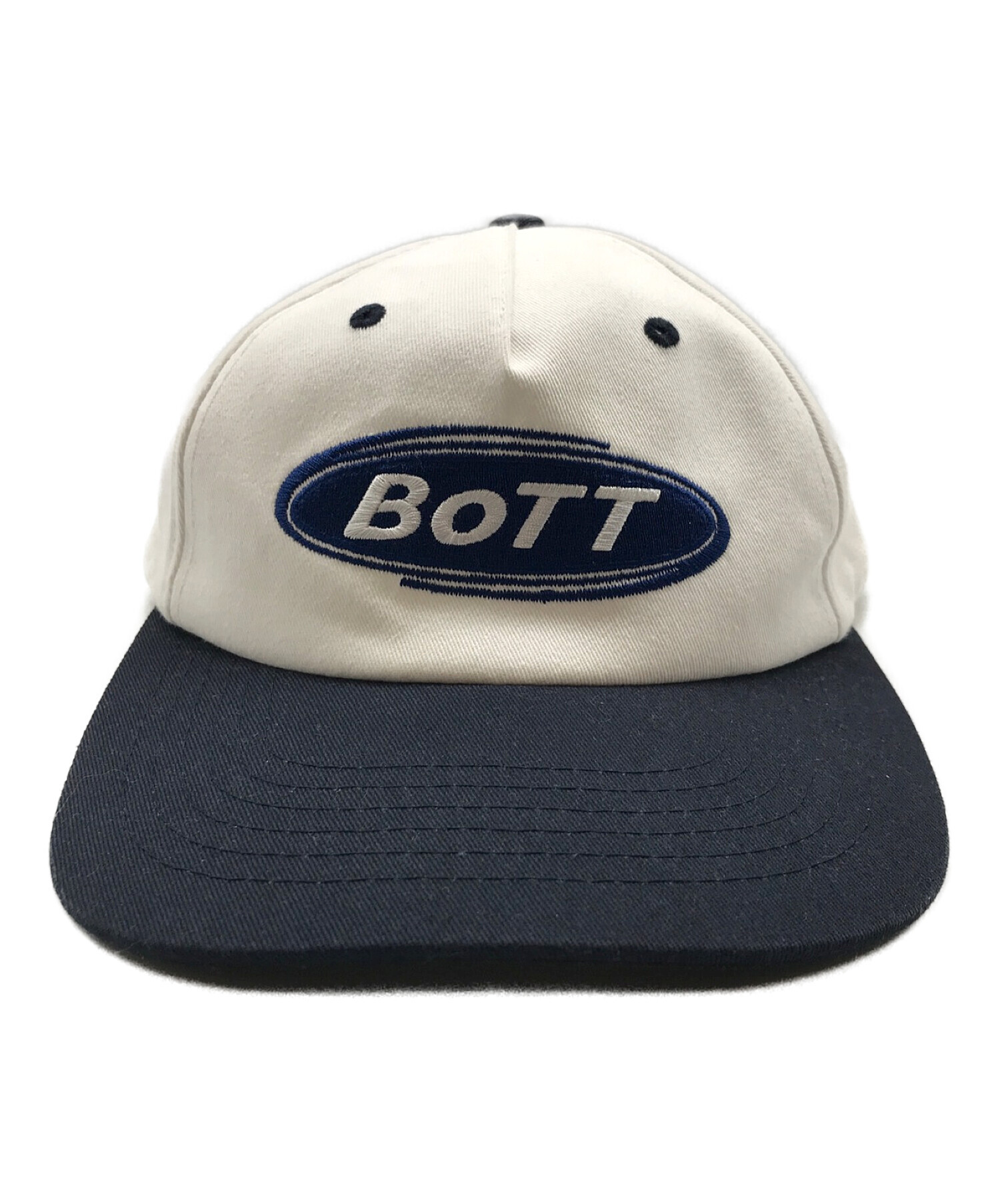 BoTT (ボット) Light Logo 5 Panel Cap/ライト ロゴ 5パネルキャップ ホワイト