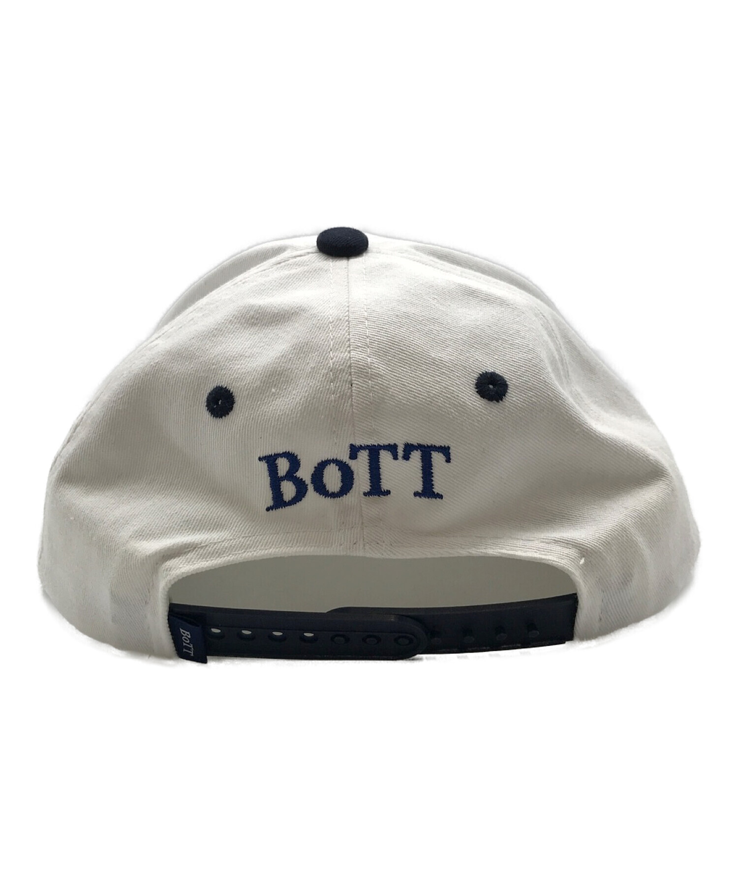 BoTT (ボット) Light Logo 5 Panel Cap/ライト ロゴ 5パネルキャップ ホワイト