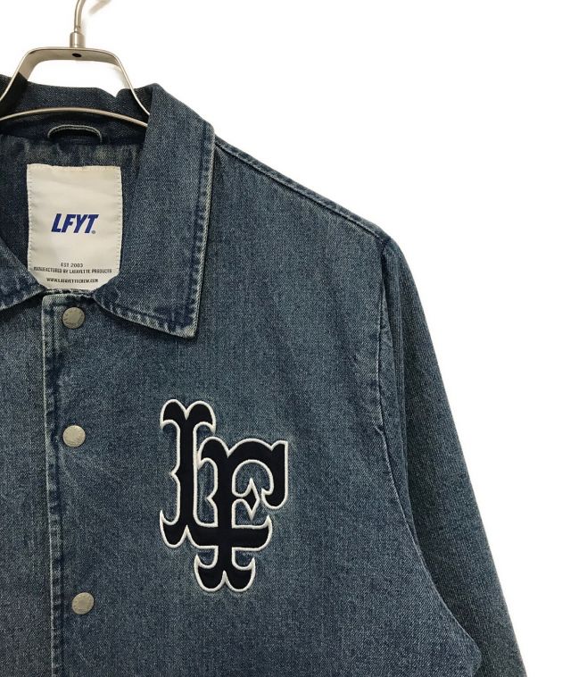 中古・古着通販】LFYT (エルエフワイティー) LF LOGO WASHED DENIM COACH JACKET インディゴ  サイズ:Ⅼ｜ブランド・古着通販 トレファク公式【TREFAC FASHION】スマホサイト