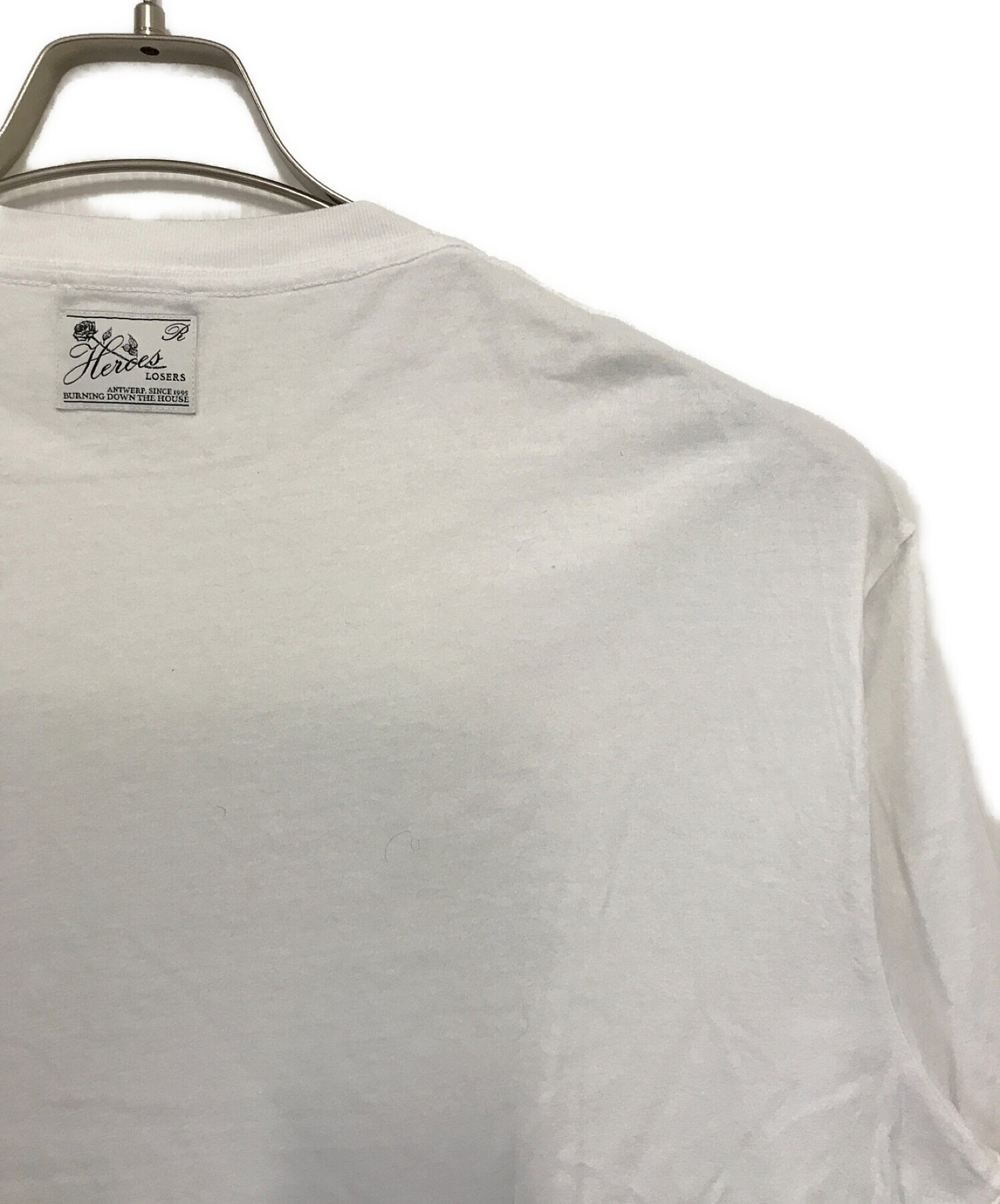 RAF SIMONS (ラフシモンズ) Long sleeve T-shirt ホワイト サイズ:M