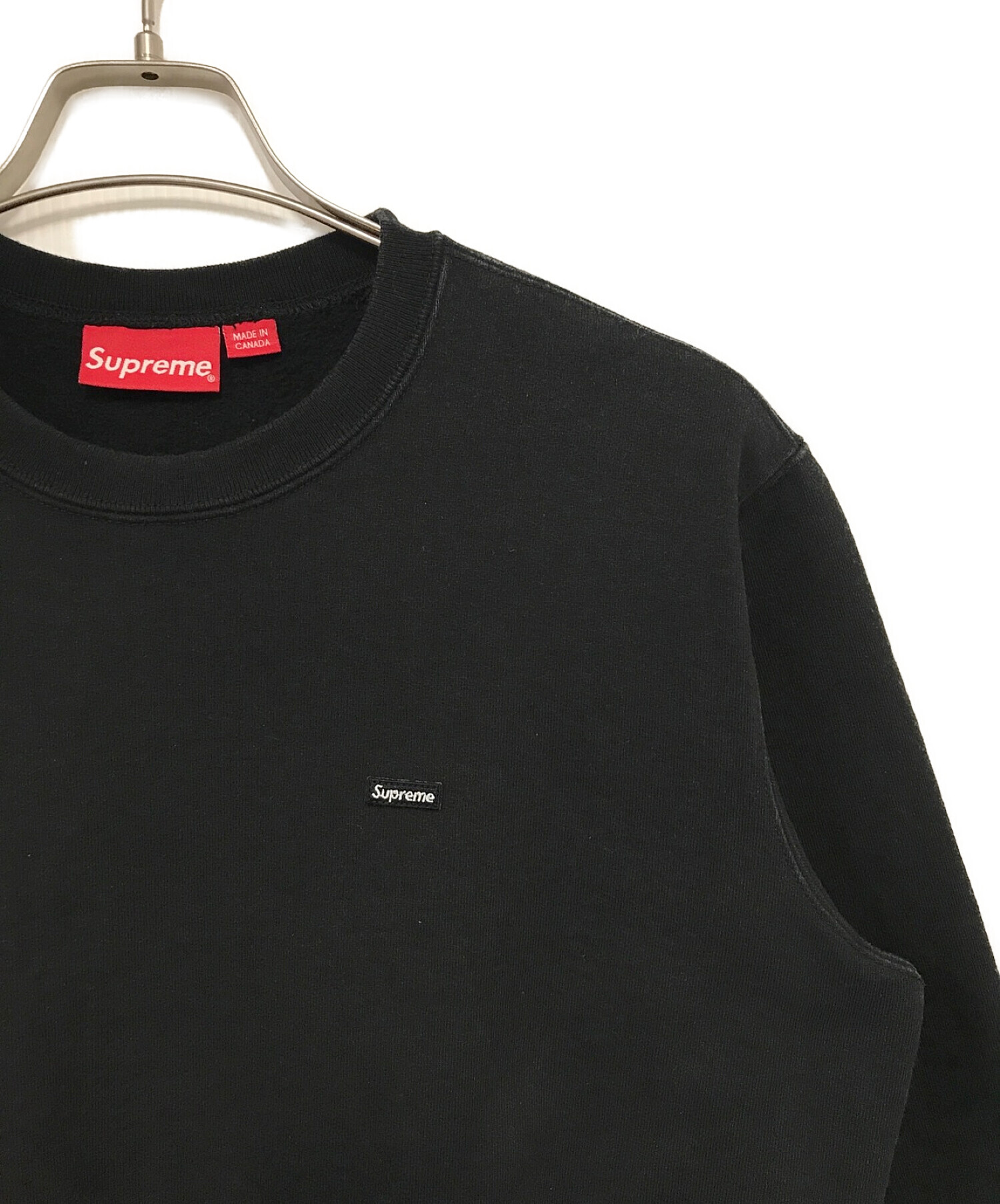 SUPREME (シュプリーム) Small Box Logo Crewneck ブラック サイズ:S