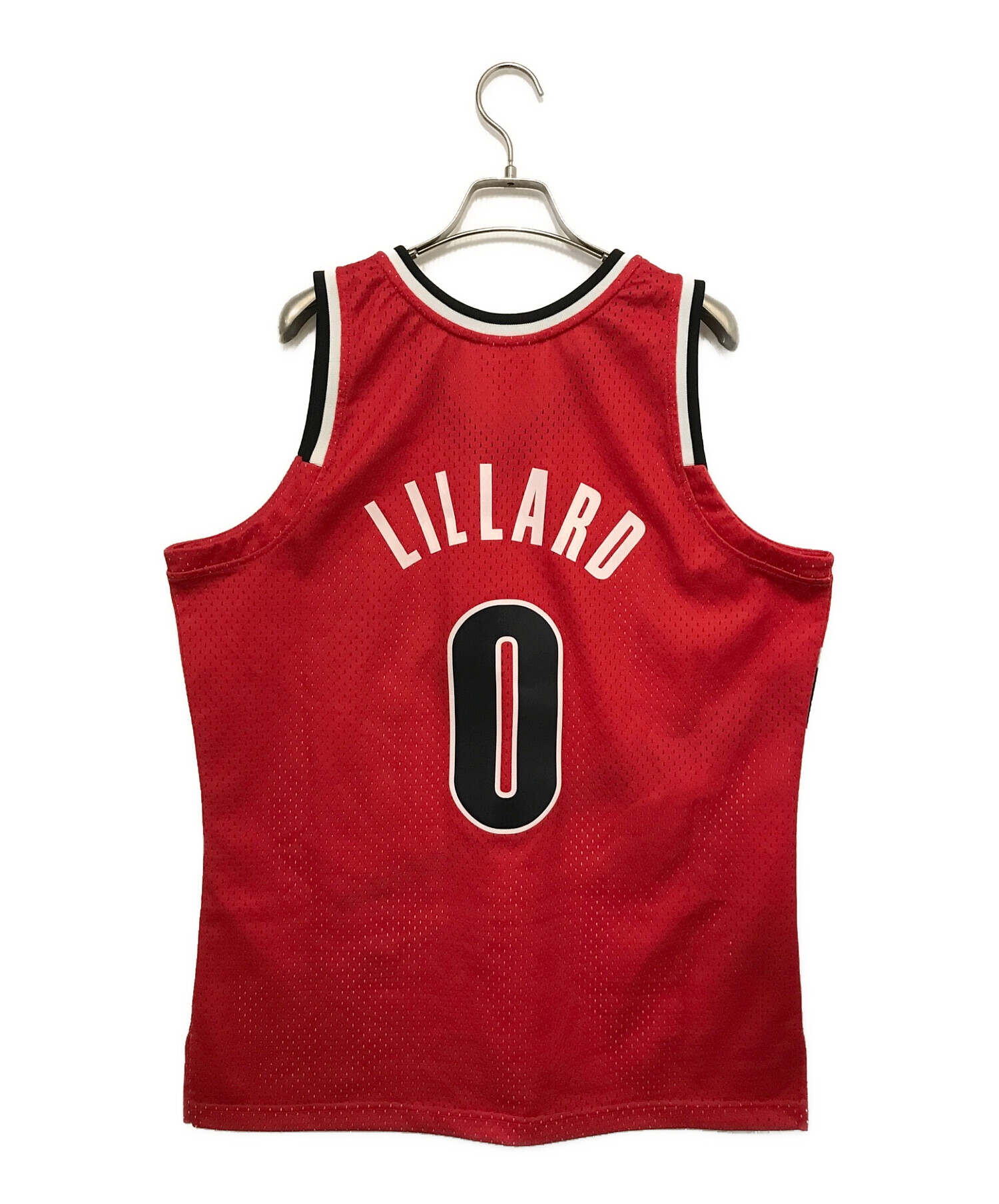 MITCHELL & NESS (ミッチェルアンドネス) NBA (エヌビーエー) バスケットボールユニフォーム レッド サイズ:Ⅼ