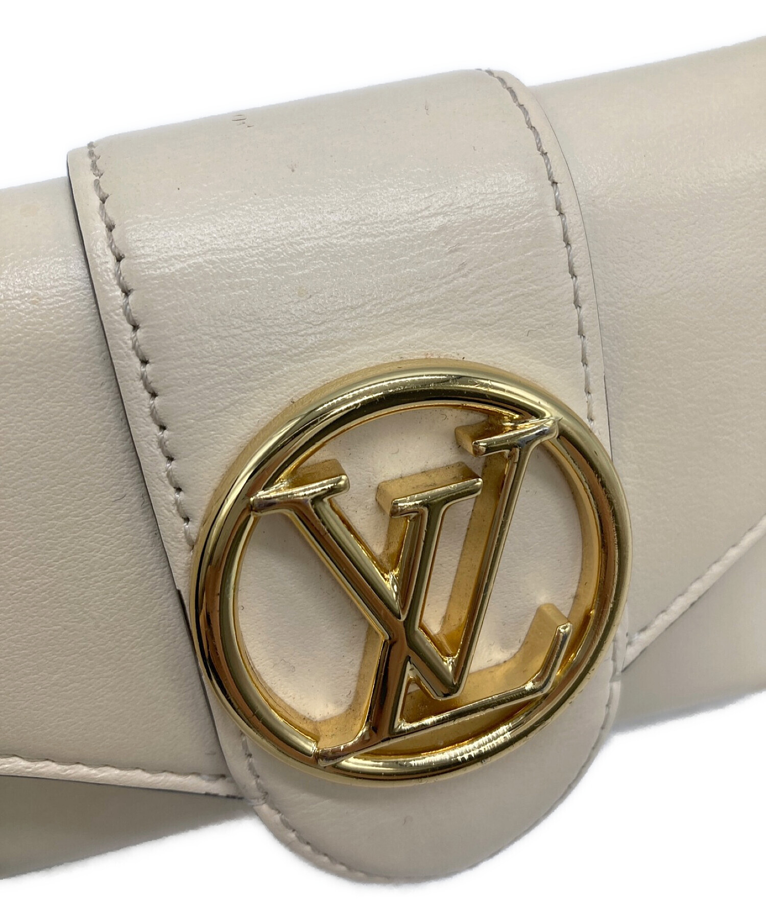 中古・古着通販】LOUIS VUITTON (ルイ ヴィトン) ポルトフォイユ・ポンヌフ アイボリー｜ブランド・古着通販 トレファク公式【TREFAC  FASHION】スマホサイト