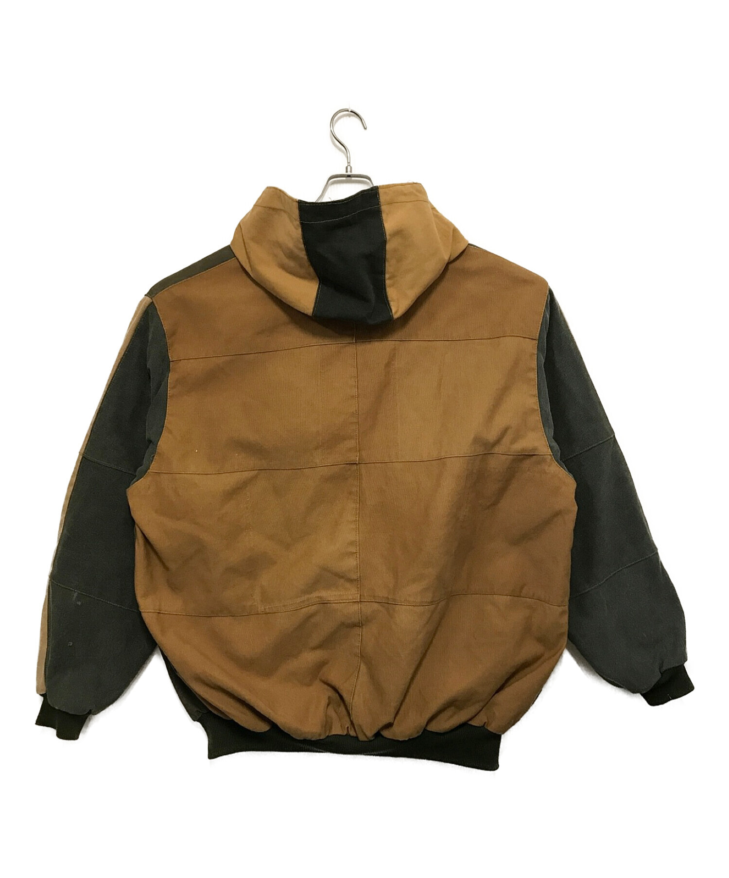 CarHartt (カーハート) ［古着］切替ダックジャケット ベージュ×カーキ サイズ:表記無し