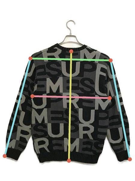 【中古・古着通販】SUPREME (シュプリーム) Big Letters Sweater ...