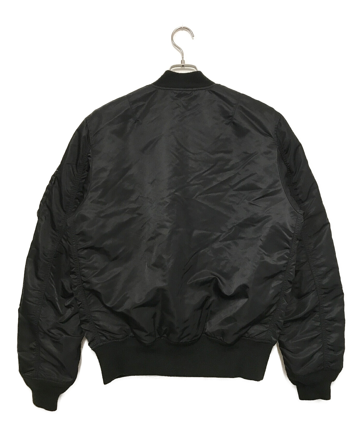 ALPHA (アルファ) MA-1ジャケット ブラック サイズ:XL