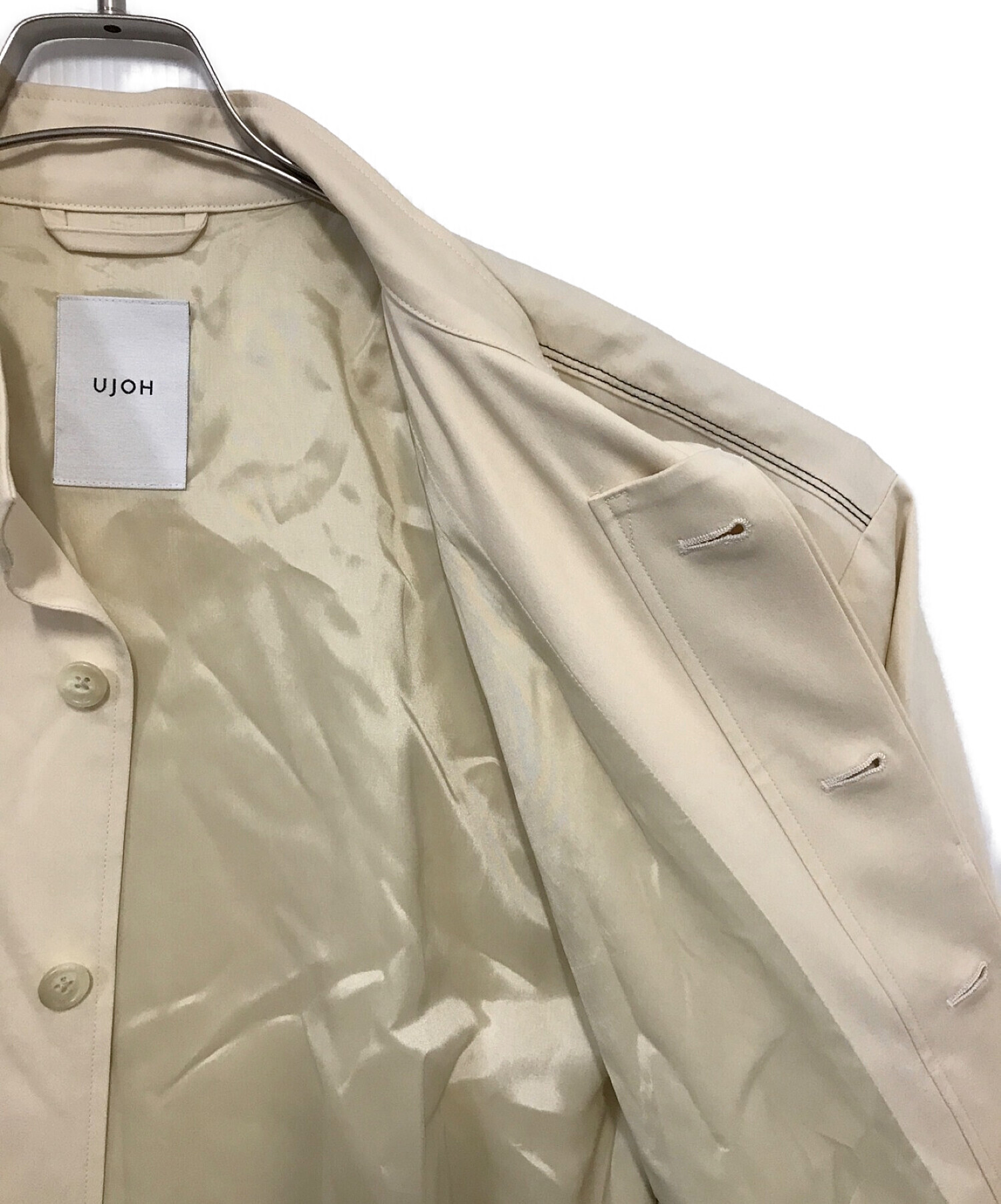 中古・古着通販】Ujoh (ウジョー) Safari Blouson アイボリー サイズ:3