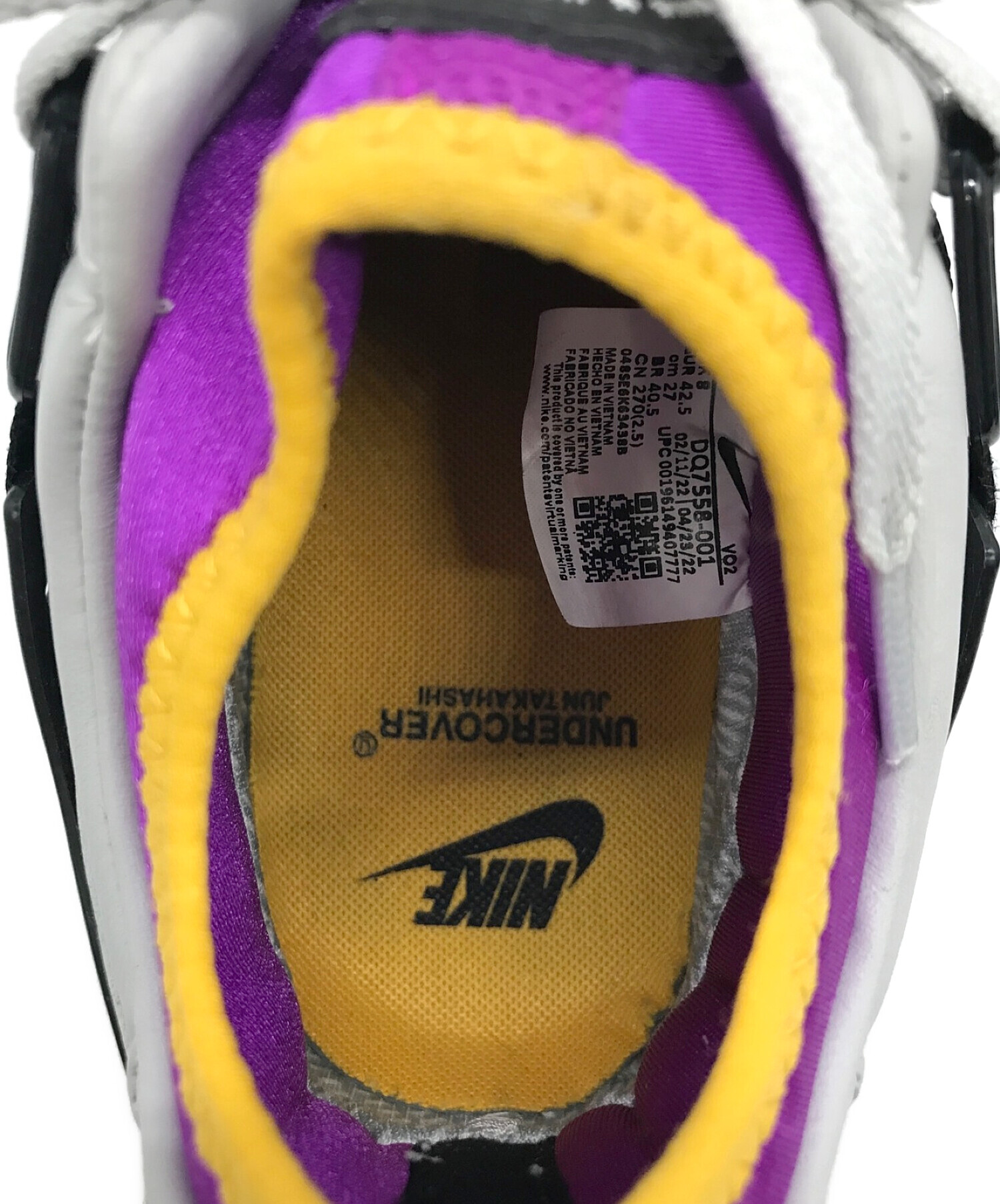 中古・古着通販】NIKE (ナイキ) UNDERCOVER (アンダーカバー) AIR