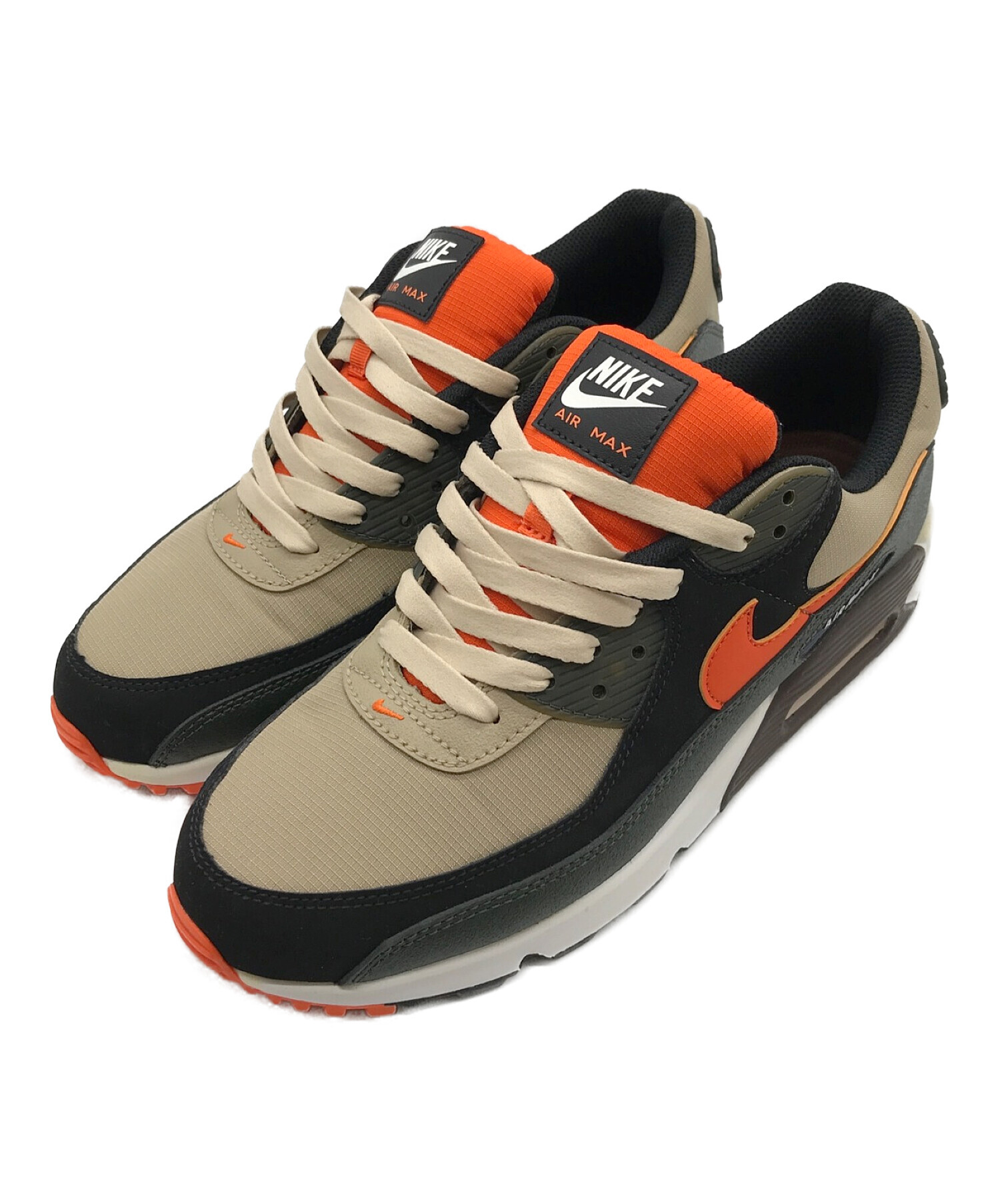 NIKE (ナイキ) AIR MAX 90 オレンジ×グリーン サイズ:27.5