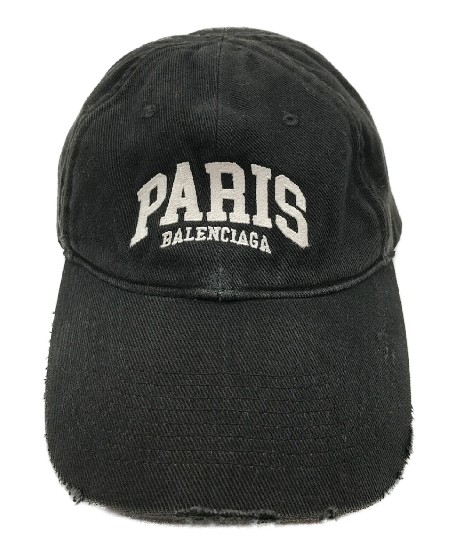 BALENCIAGA (バレンシアガ) CITIES PARIS CAP ブラック サイズ:Ⅼ