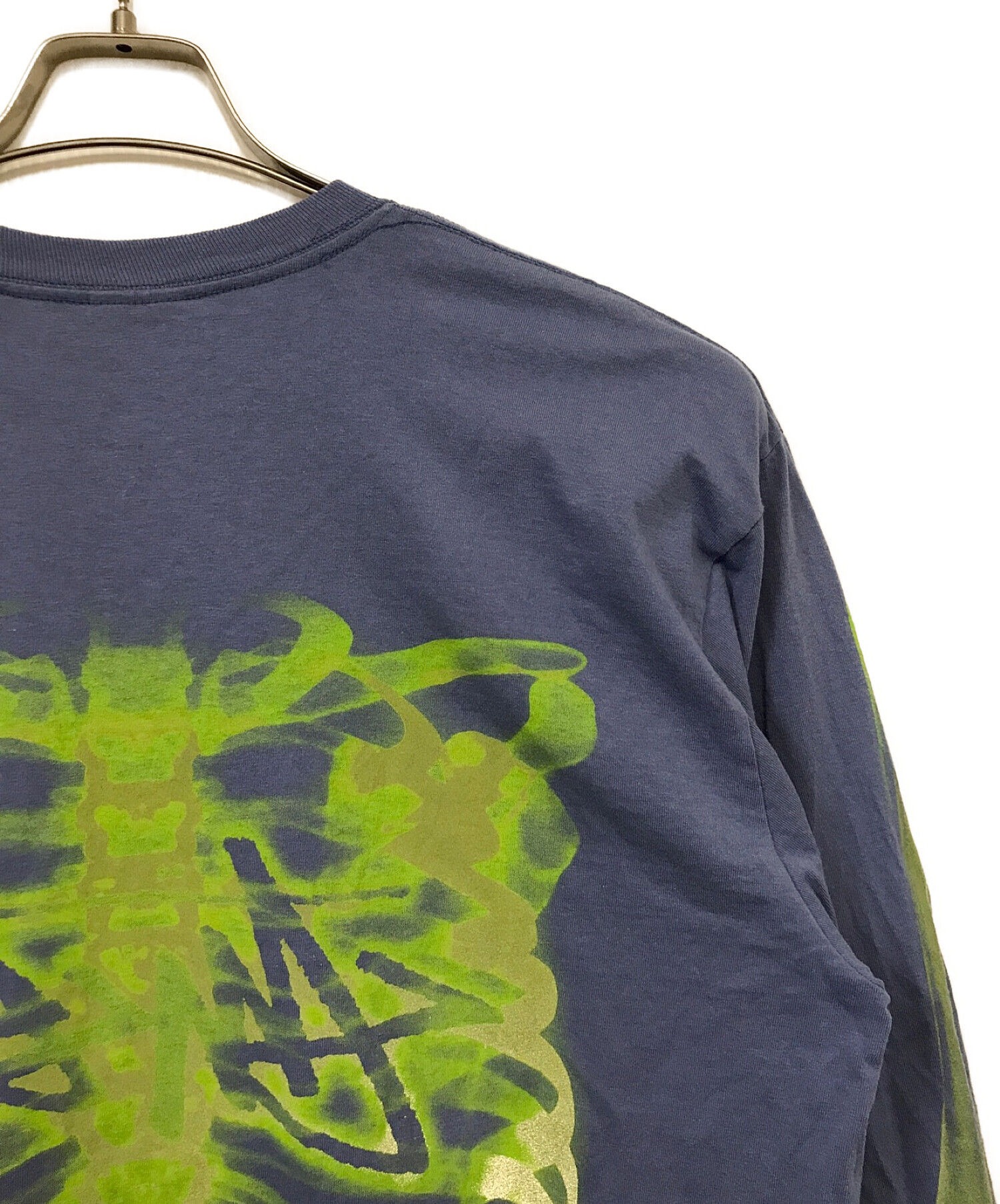 stussy (ステューシー) RIB CAGE 3M LS TEE ブルー サイズ:XL