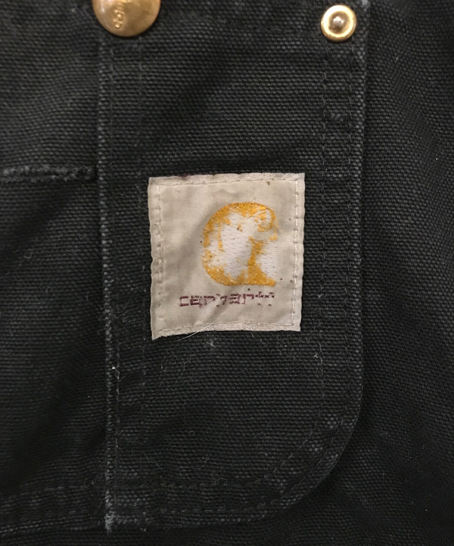 中古・古着通販】CarHartt (カーハート) オーバーオール ブラック 