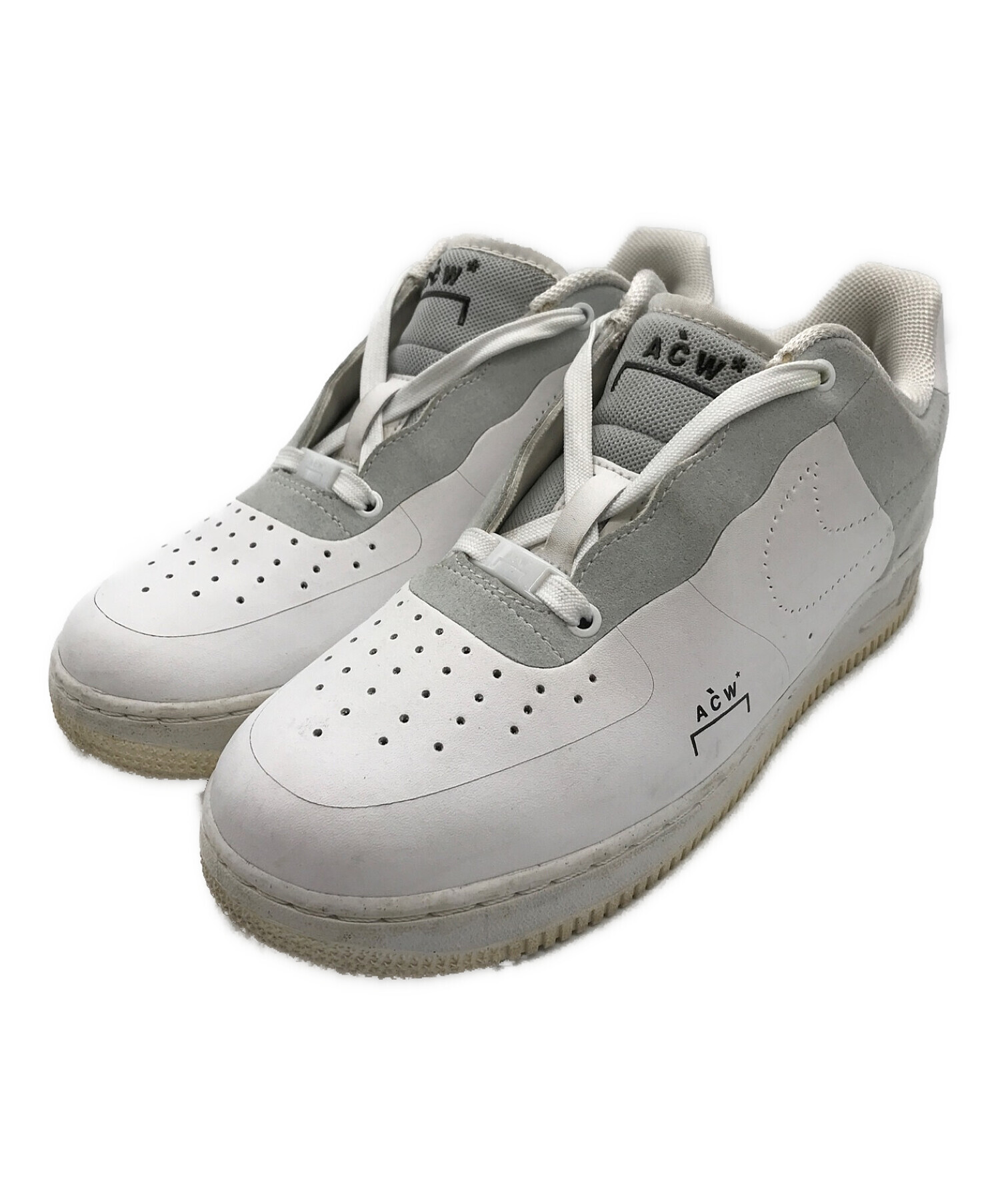 中古・古着通販】NIKE (ナイキ) AIR FORCE 1 07 ACW ホワイト×グレー ...