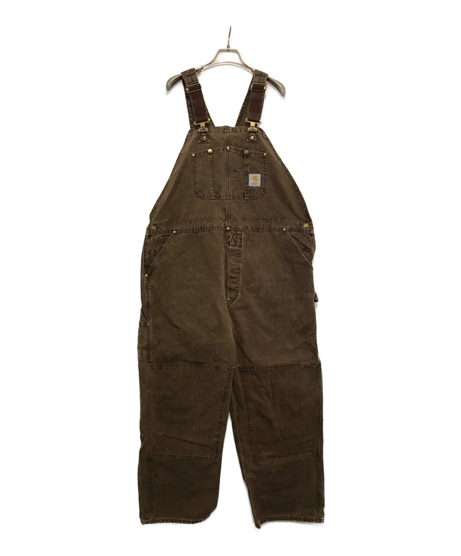 中古・古着通販】CarHartt (カーハート) オーバーオール ブラウン