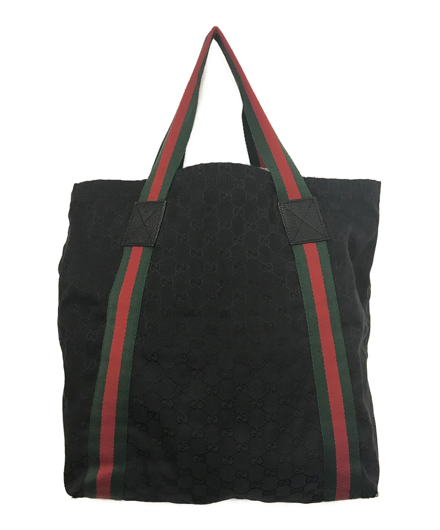 中古・古着通販】GUCCI (グッチ) シェリーライン GGキャンバストート