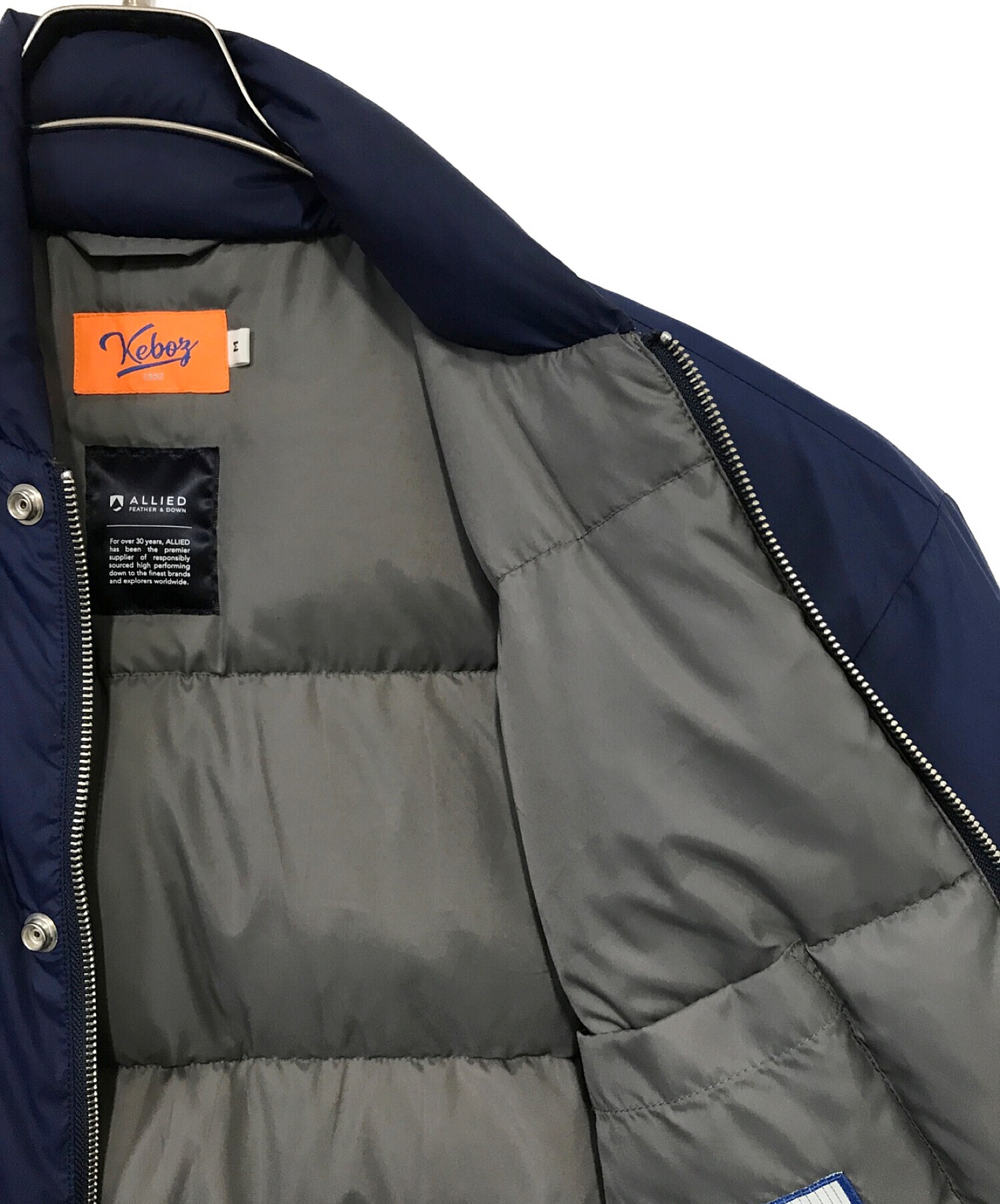 中古・古着通販】KEBOZ (ケボズ) DOWN JACKET ブルー サイズ:M｜ブランド・古着通販 トレファク公式【TREFAC  FASHION】スマホサイト