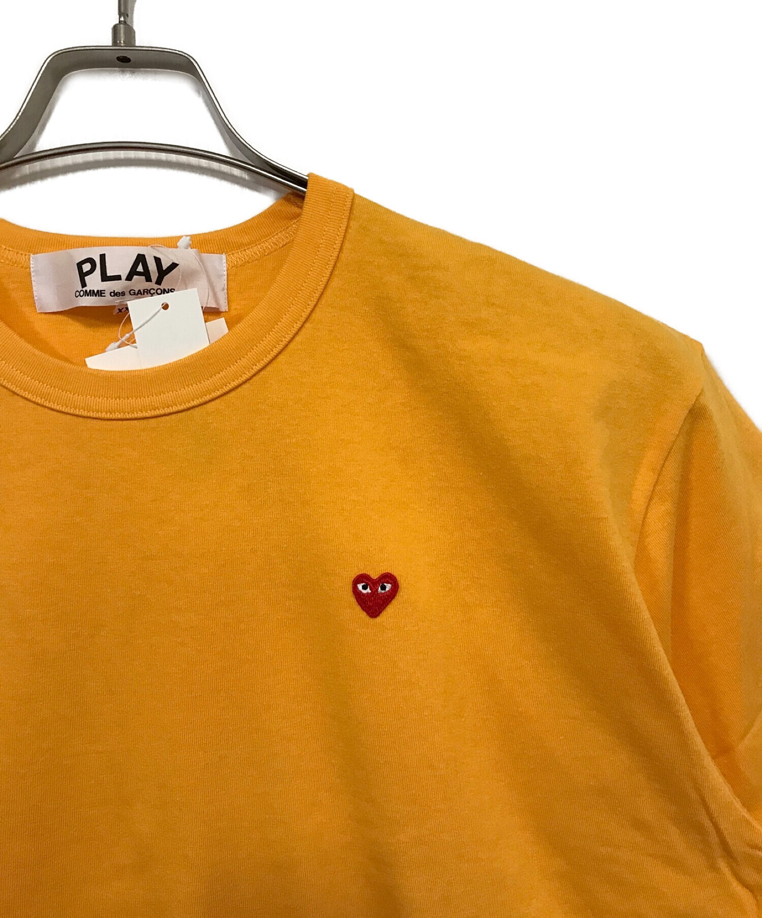 Comme des garcons 2024 play yellow shirt