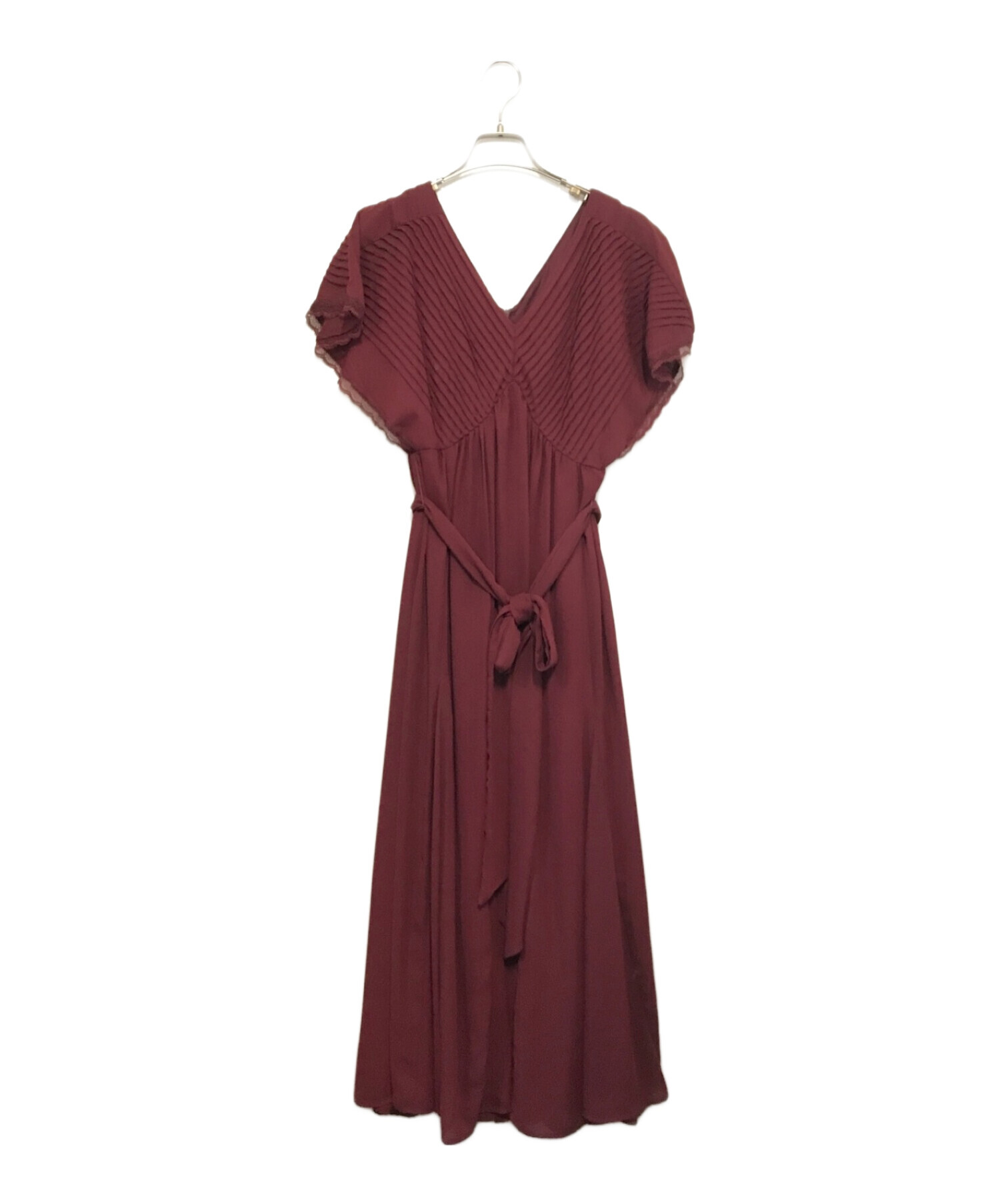 Her lip to (ハーリップトゥ) Bon Voyage Belted Long Dress ボルドー サイズ:Ｍ