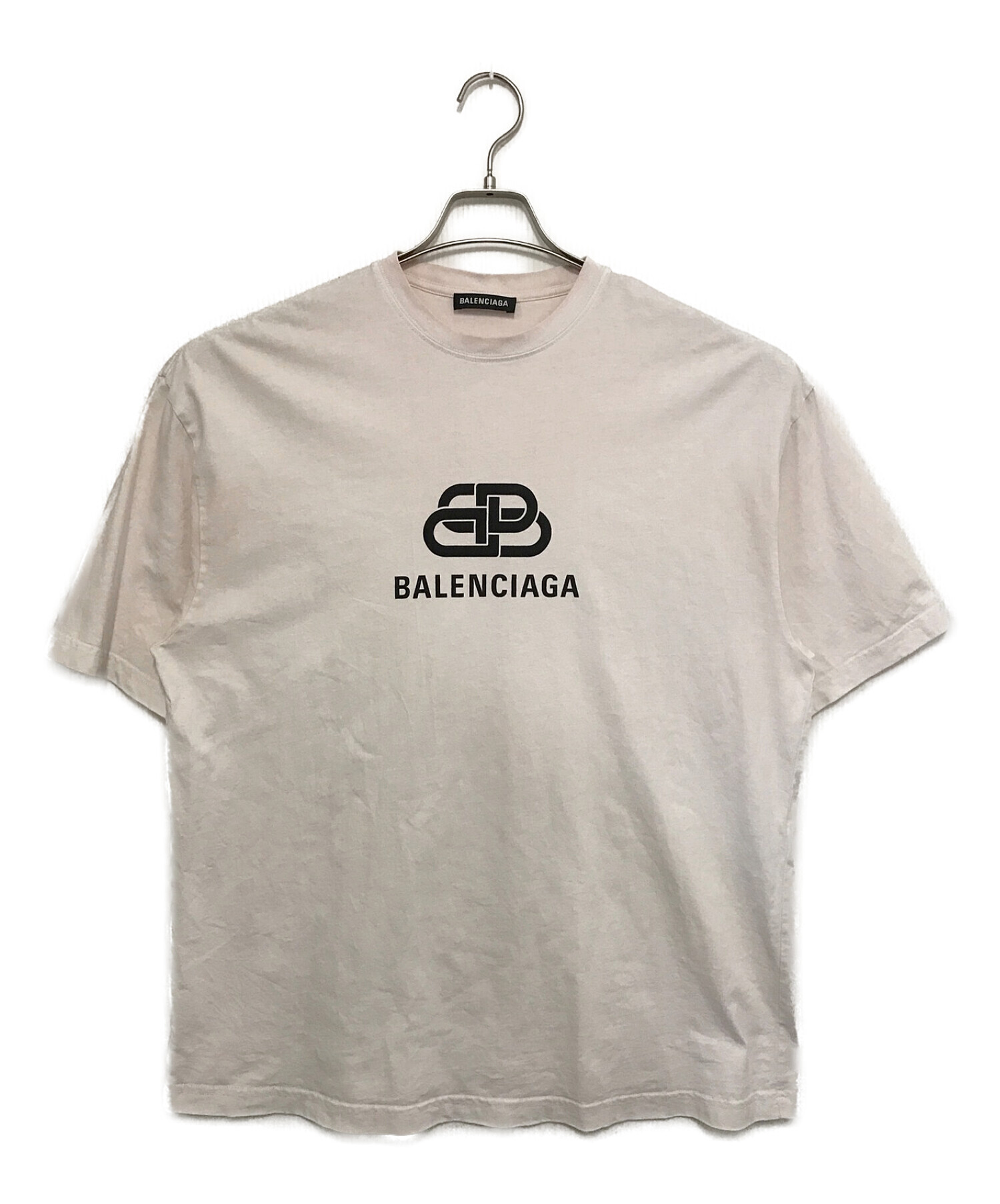 新品 BALENCIAGA BB ロゴ tee Tシャツ ホワイト バレンシアガサイズXL