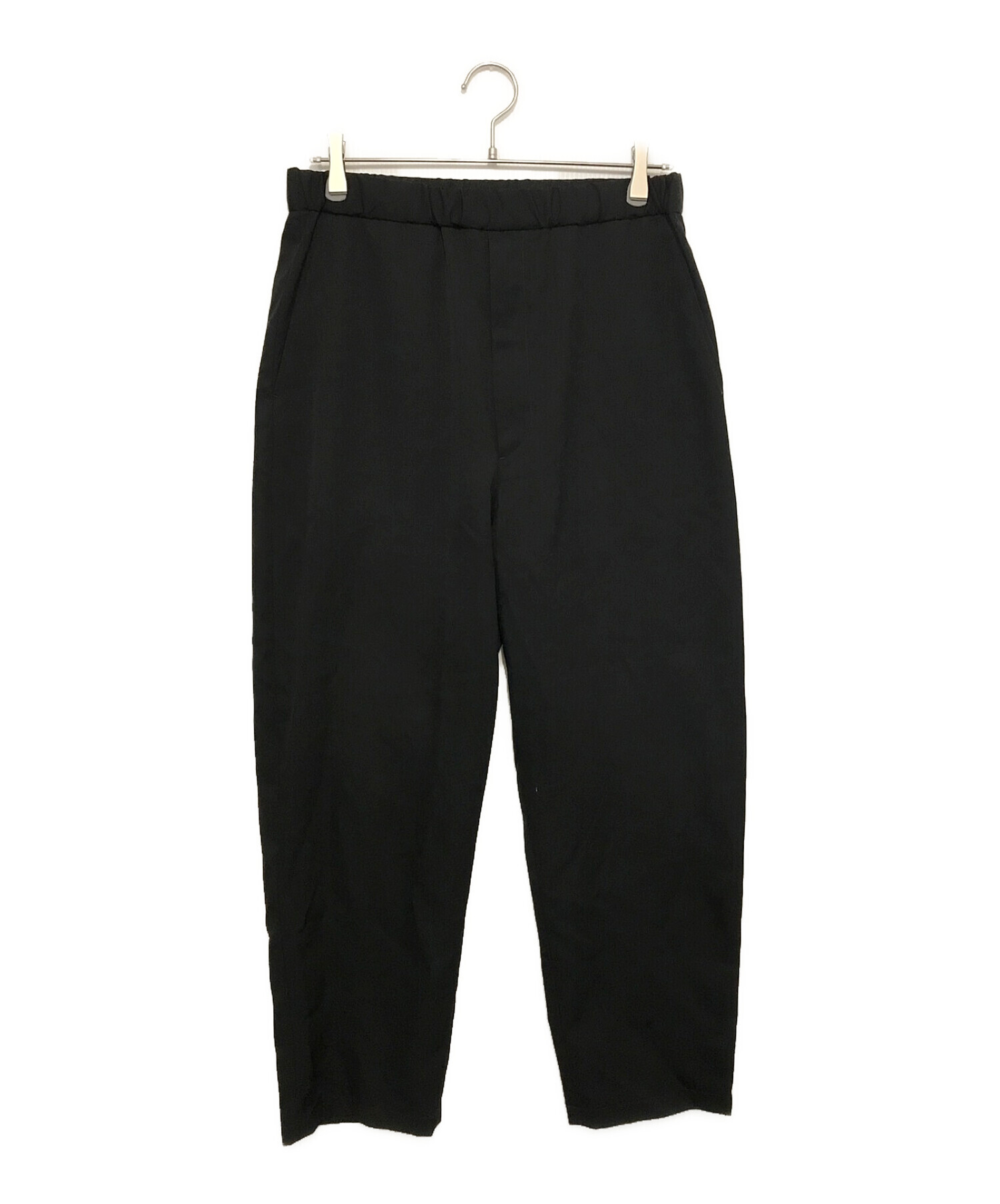 H BEAUTY&YOUTH (エイチ ビューティアンドユース) WOOL GAVA VACANT EASY PANTS ブラック サイズ:38