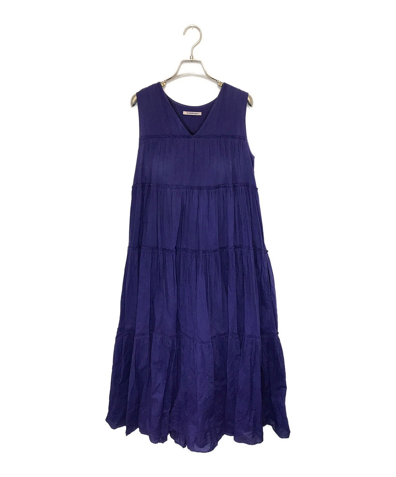 ヌキテパ】DOBBY STRIPE PLAIN DRESS - ロングワンピース