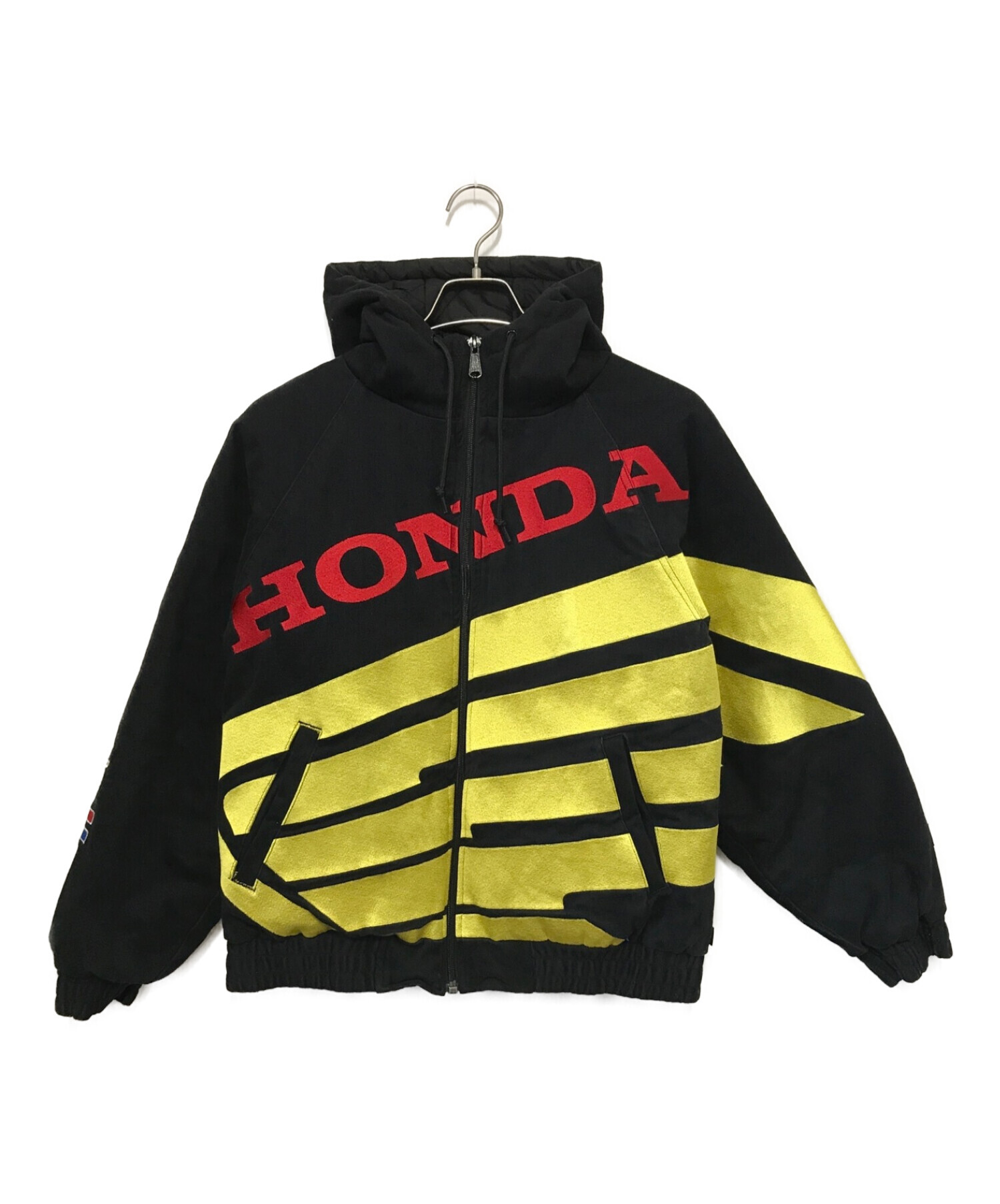 SUPREME (シュプリーム) HONDA (ホンダ) Fox Racing Puffy Zip Up Jacket ブラック サイズ:Ｓ