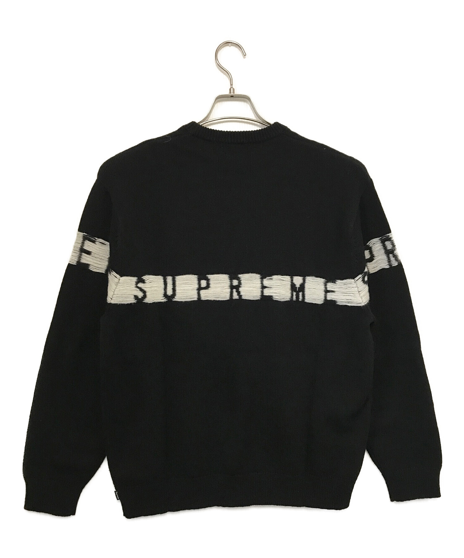 SUPREME (シュプリーム) Inside Out Logo Sweater / インサイド アウト ロゴ セーター ブラック サイズ:M