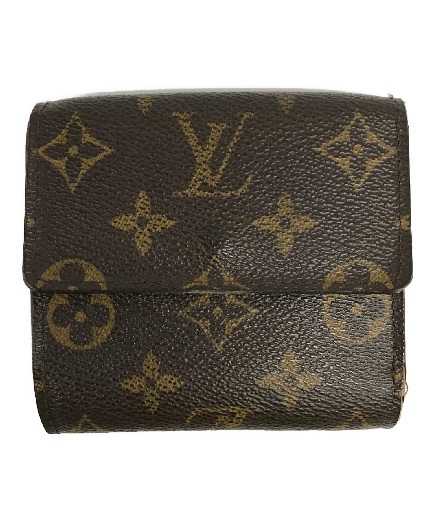 中古・古着通販】LOUIS VUITTON (ルイ ヴィトン) モノグラムポルトフォイユ・エリーズ2つ折り財布 ブラウン｜ブランド・古着通販  トレファク公式【TREFAC FASHION】スマホサイト