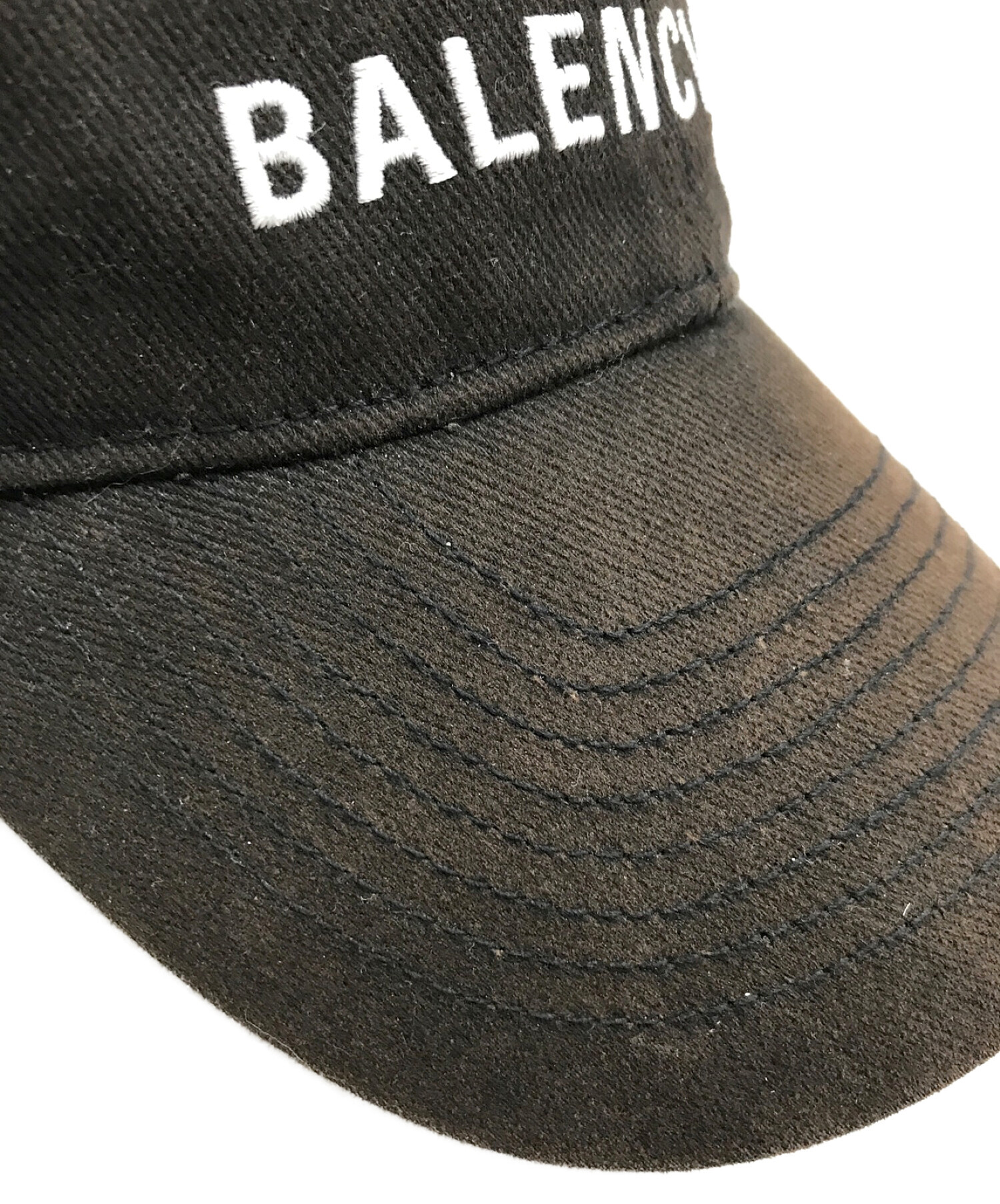 BALENCIAGA (バレンシアガ) ロゴベースボールキャップ ブラック サイズ:59cm