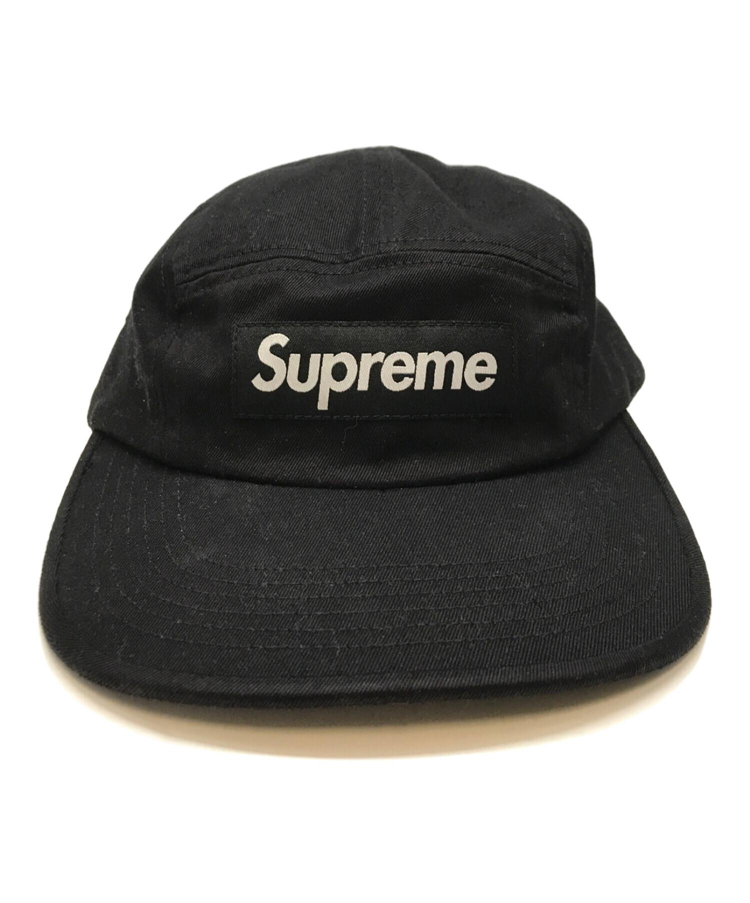 中古・古着通販】SUPREME (シュプリーム) Box Logo Camp Cap ブラック