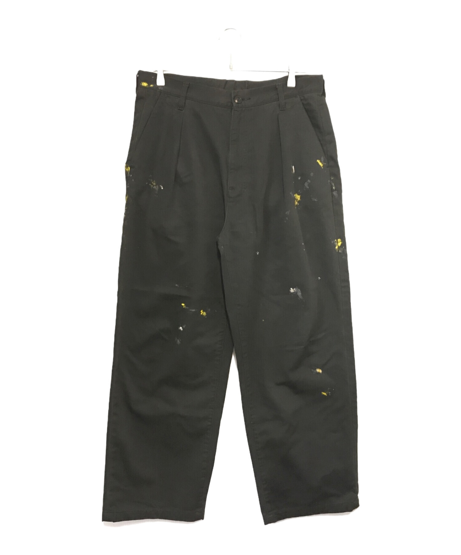 ancellm PAINT CHINO TROUSERS BLACK サイズ2検討致します - www.coverking.co.in
