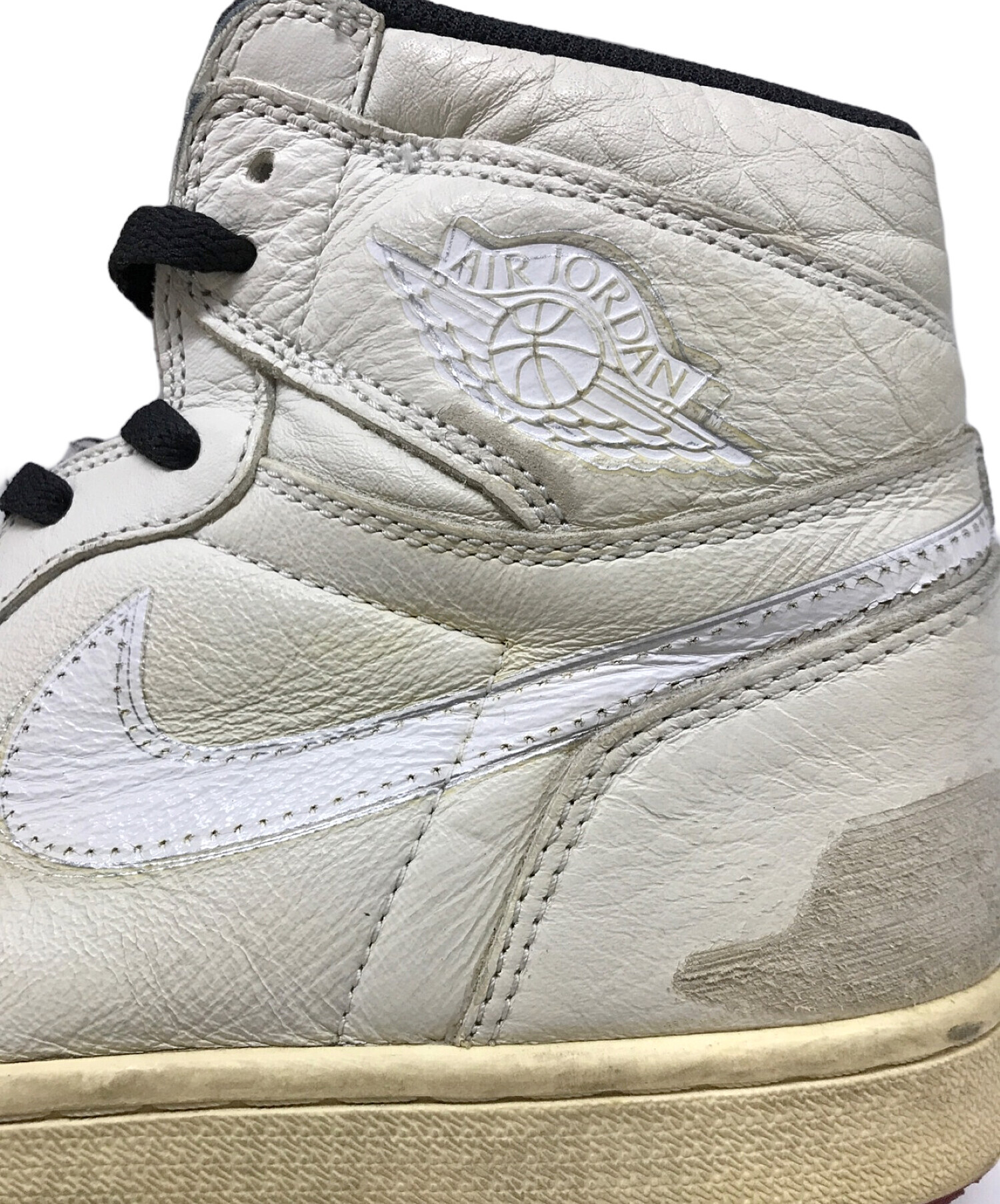 中古・古着通販】NIKE NIGEL SYLVESTER Nigel Sylvester×Air Jordan 1 Retro High OG( ナイジェル・シルベスター×エア ジョーダン ワン レトロ ハイ オリジナル) ホワイト サイズ:29cm｜ブランド・古着通販  トレファク公式【TREFAC FASHION】スマホサイト