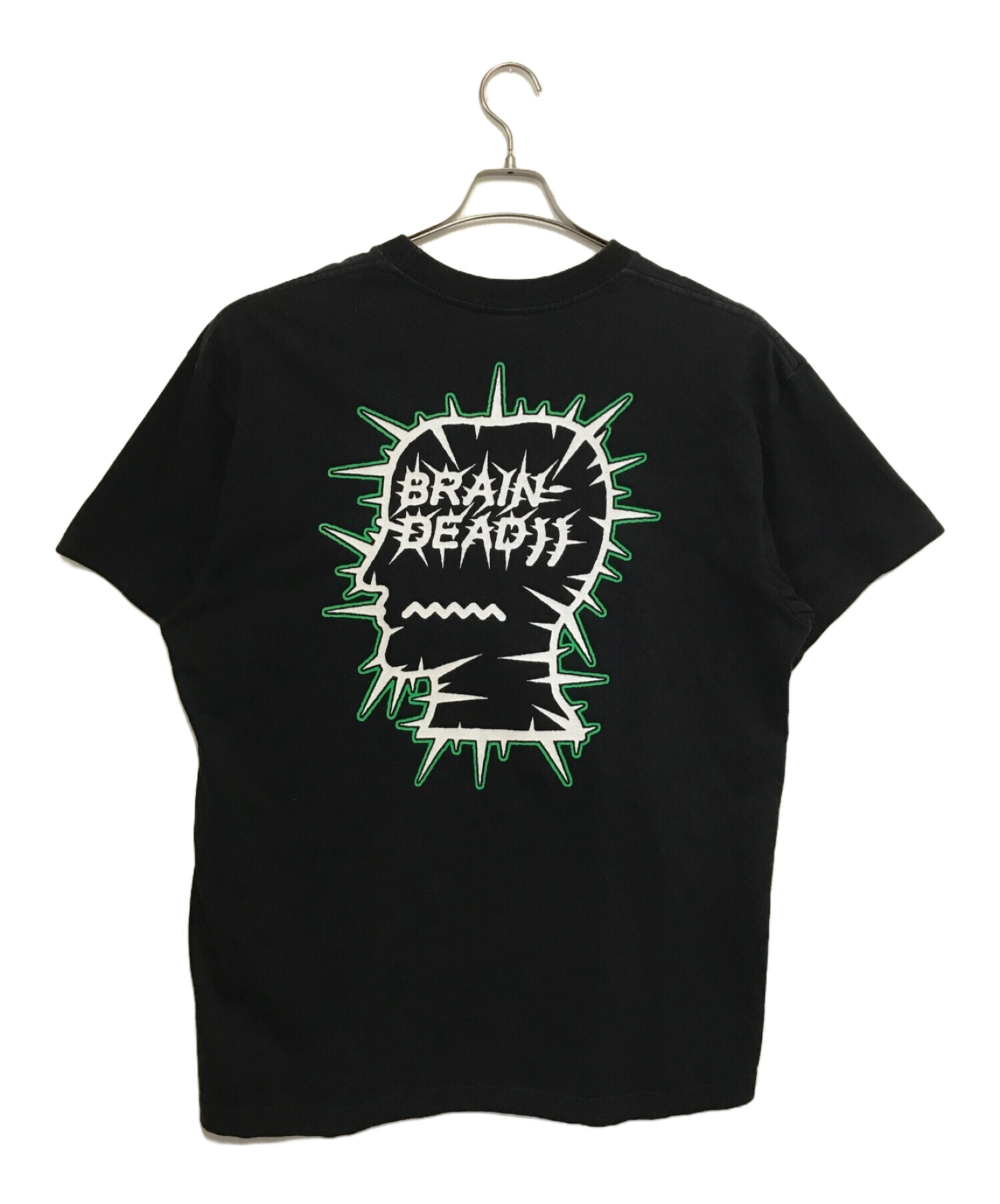 BRAIN DEAD (ブレインデッド) プリントTシャツ ブラック サイズ:ＸＬ